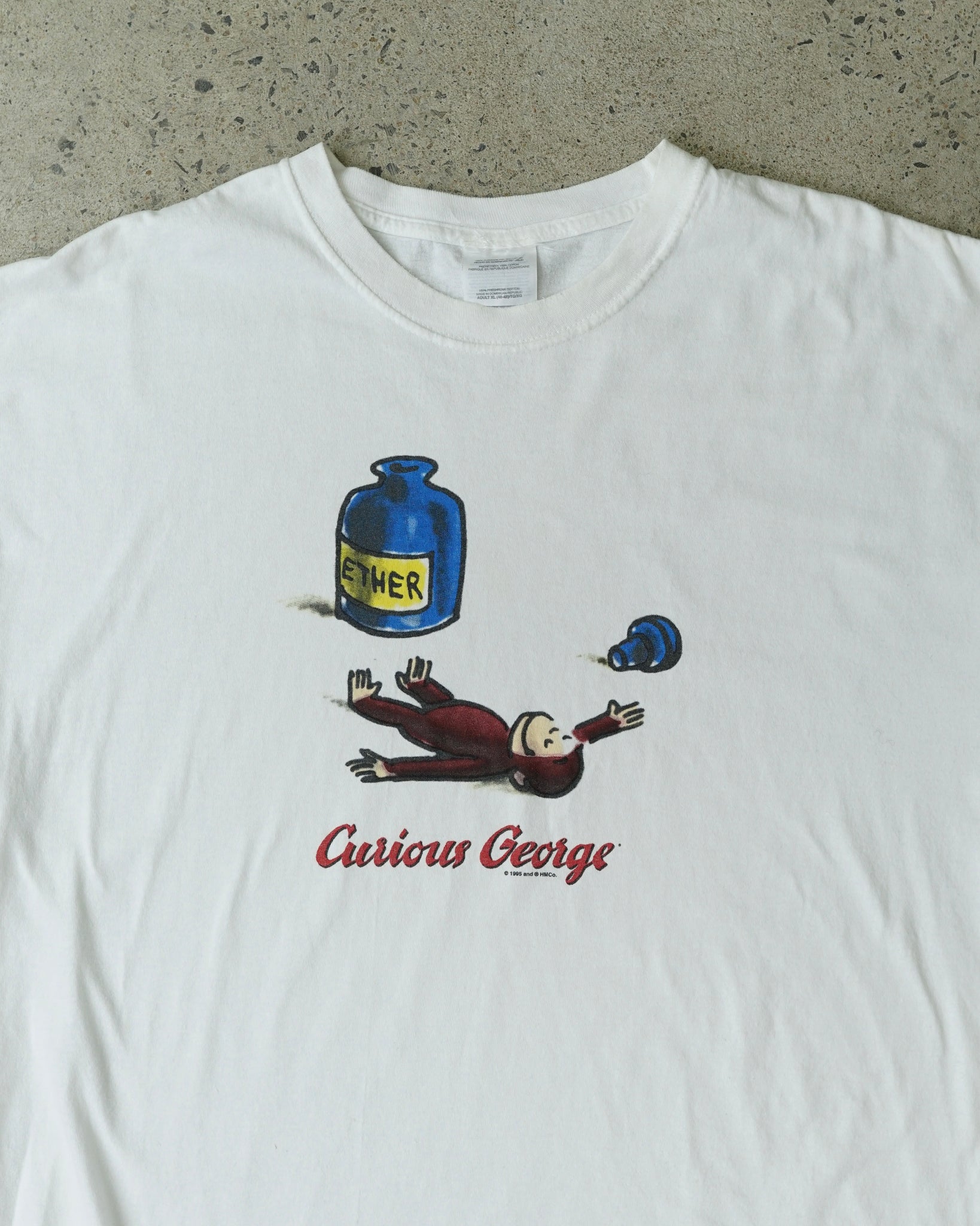 curious george 1995 t-shirt