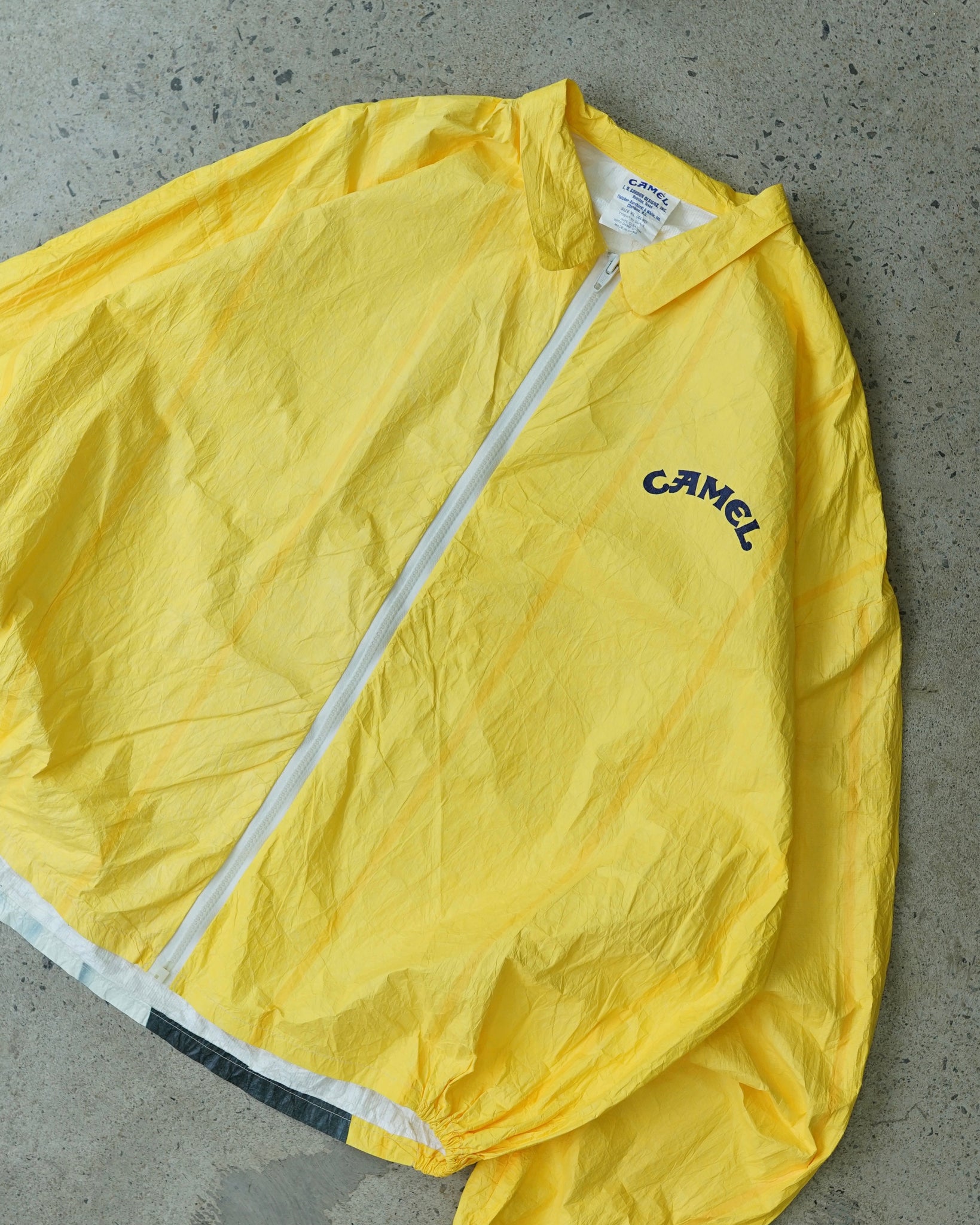 camel 1992 zip-up windbreaker