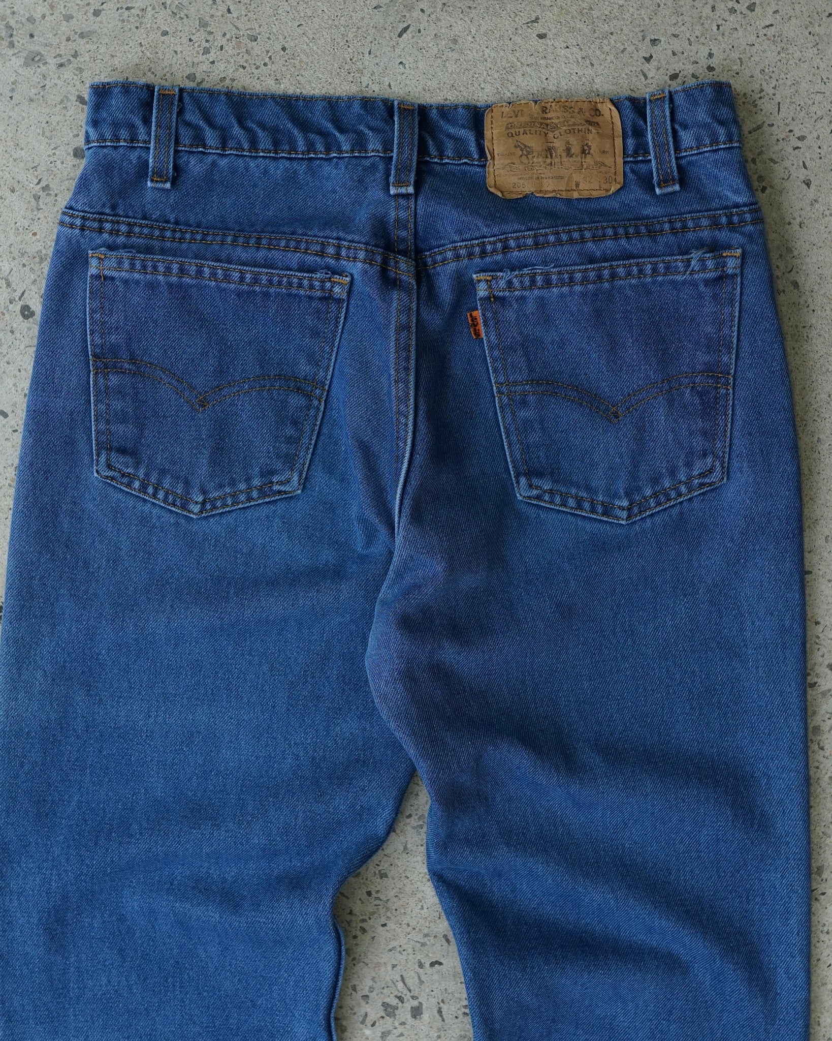 levi's 205 orange tab jeans