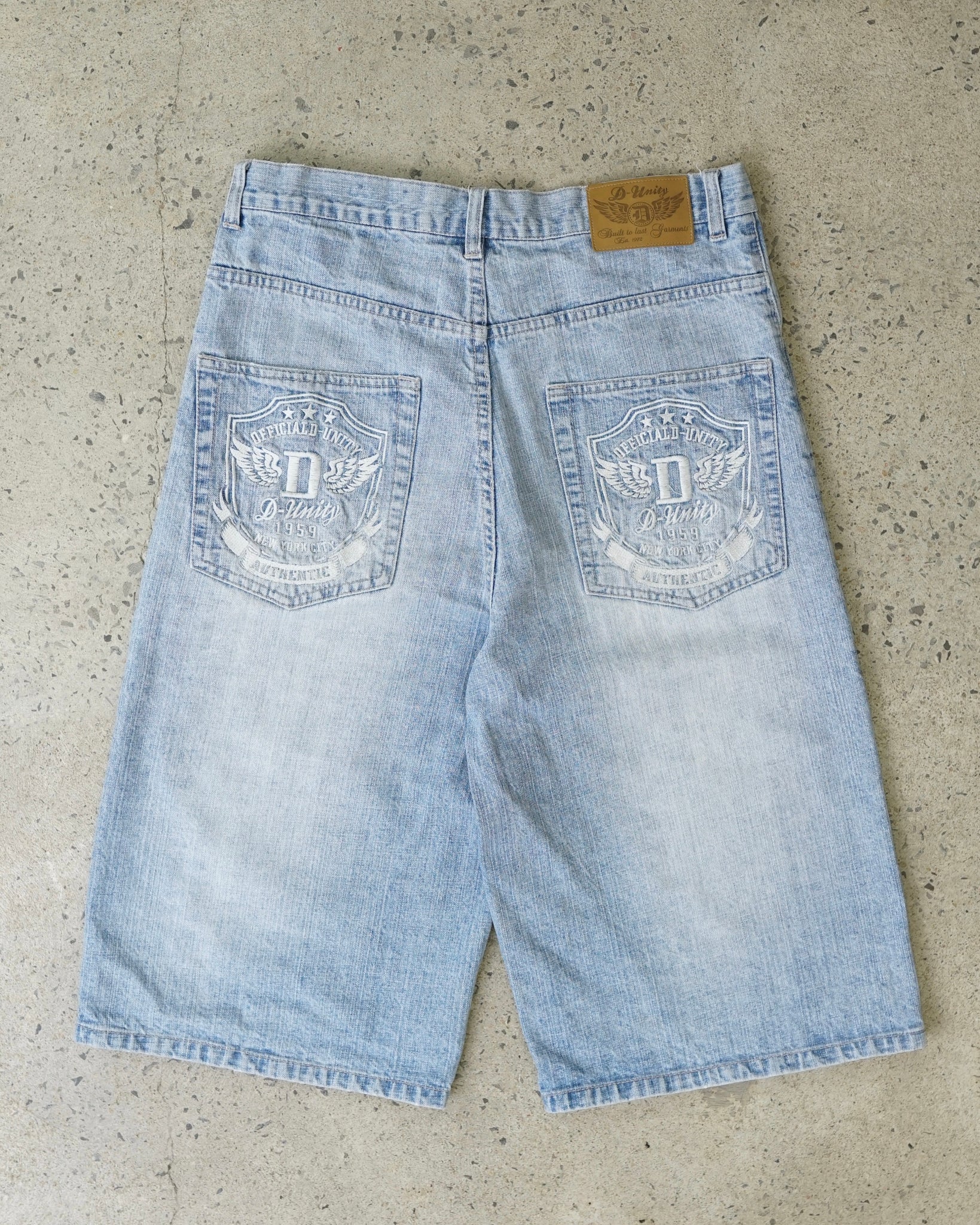 d-unity denim shorts
