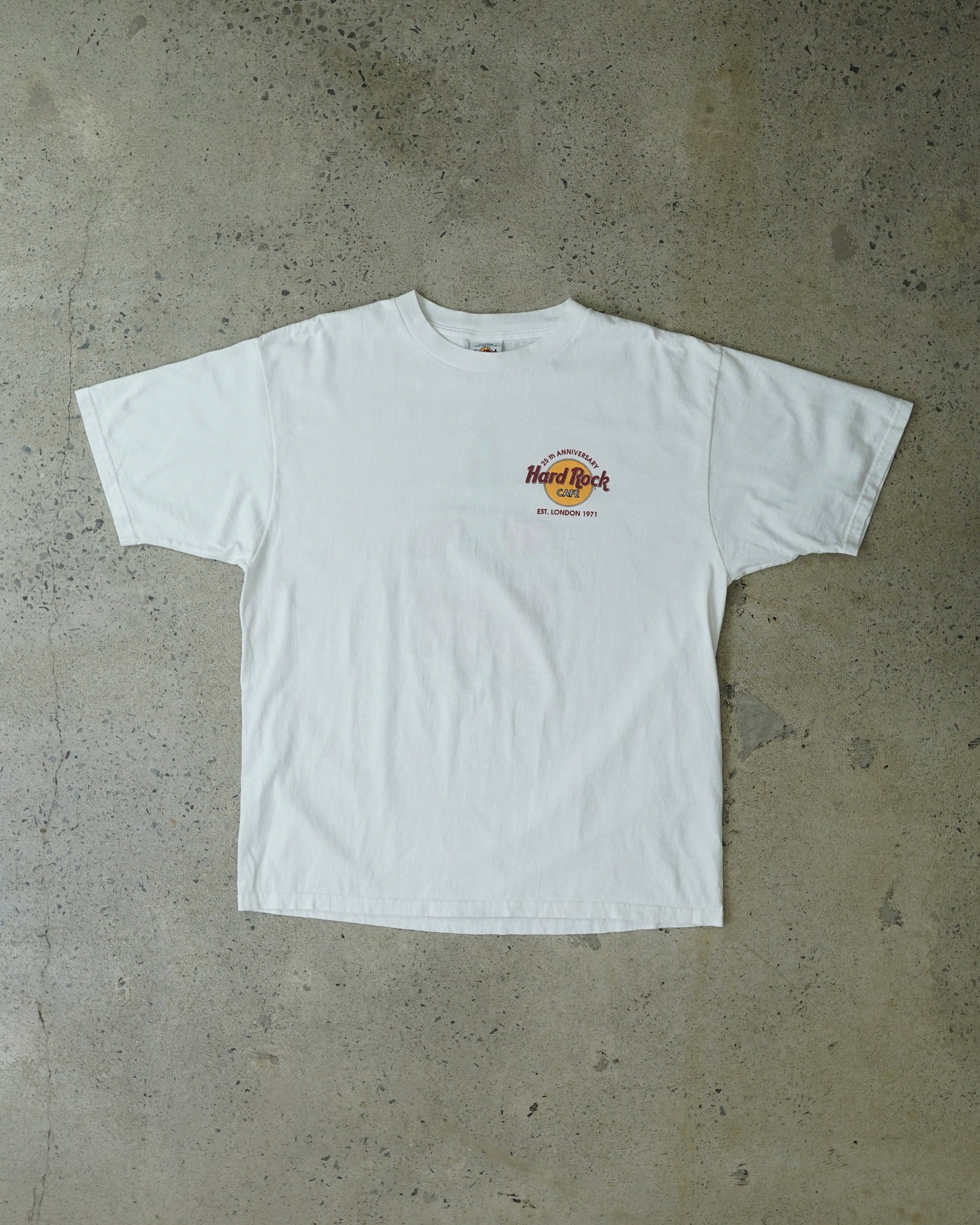 hard rock cafe 25th anniversary t-shirt