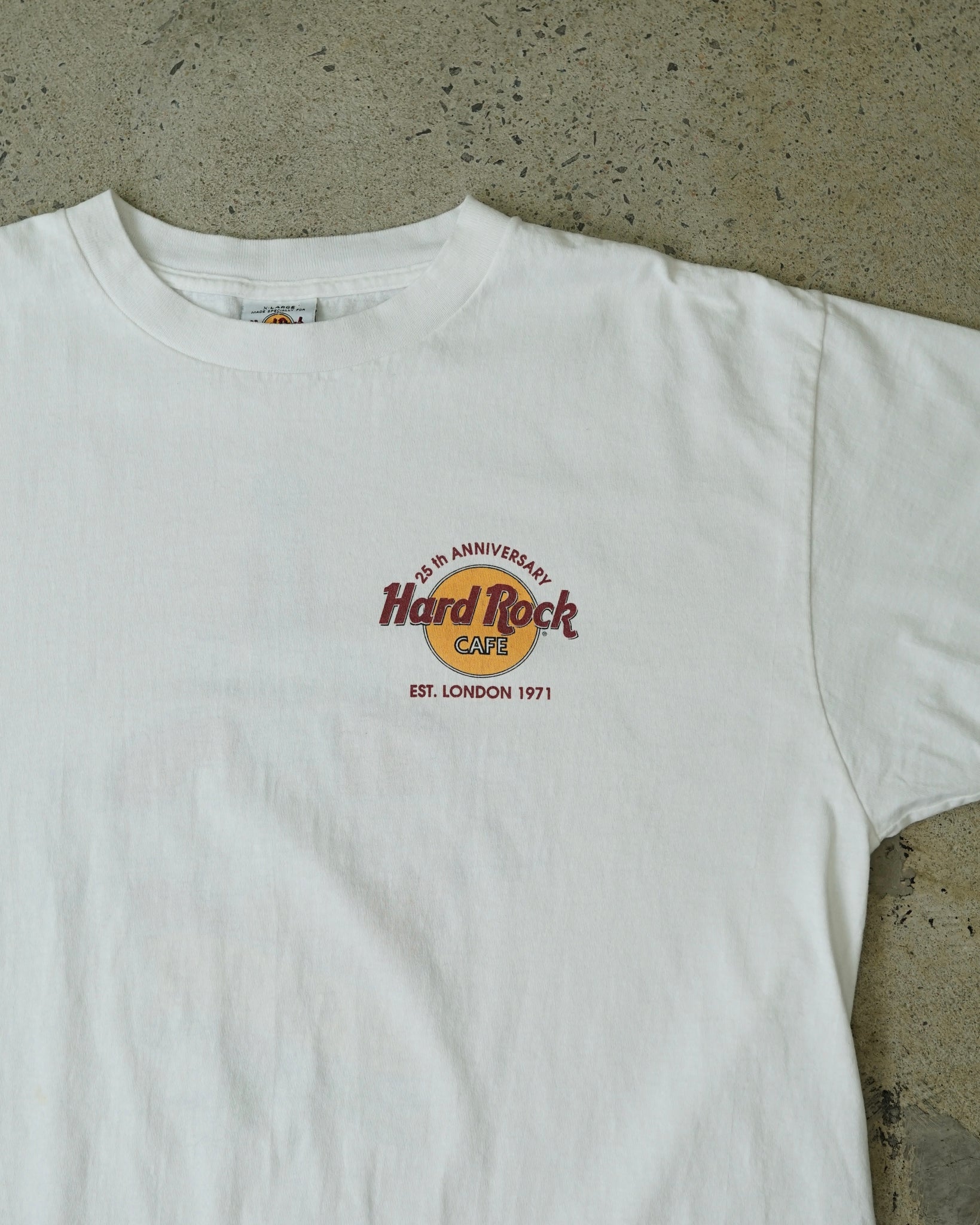 hard rock cafe 25th anniversary t-shirt