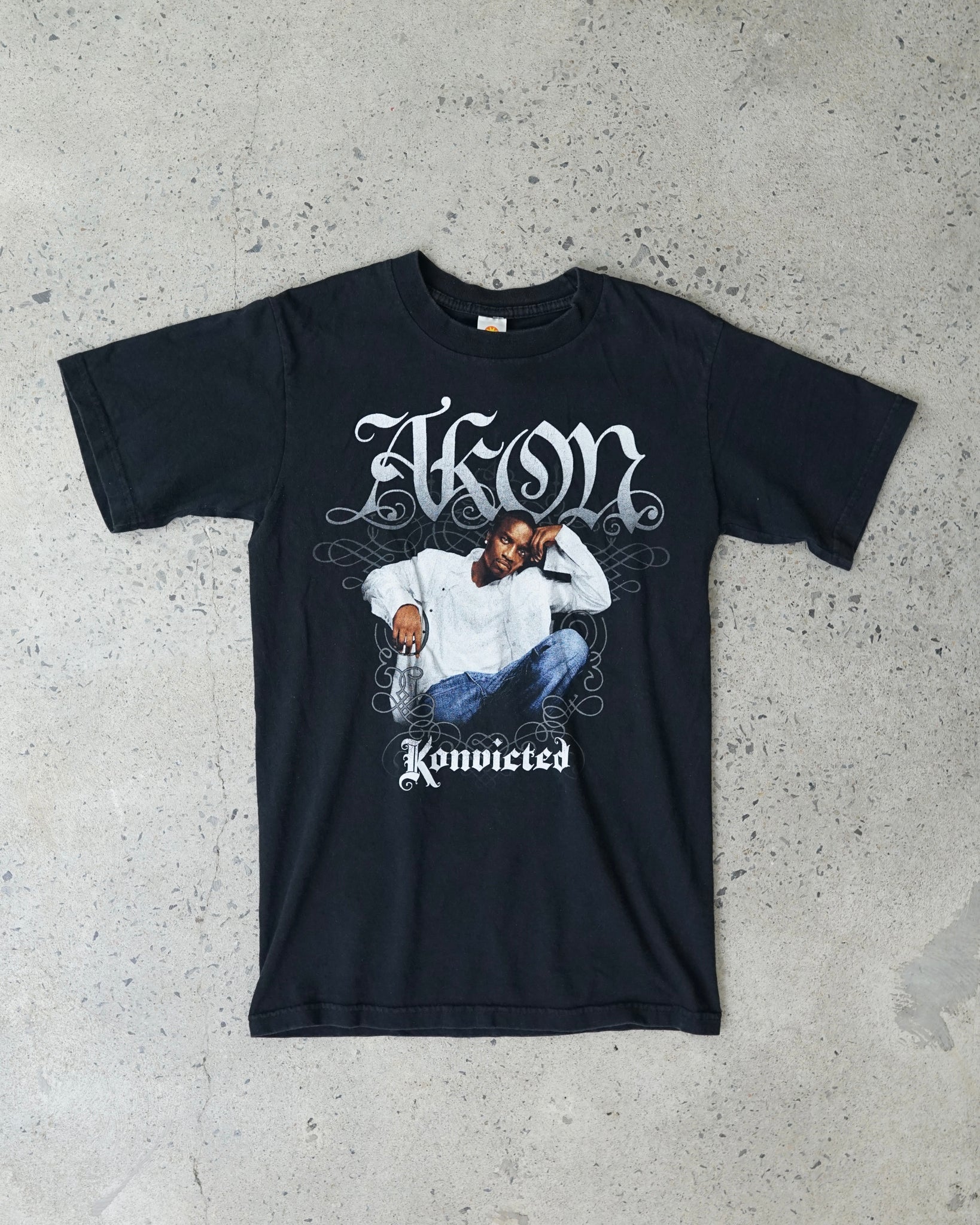 akon konvicted 2007 tour t-shirt