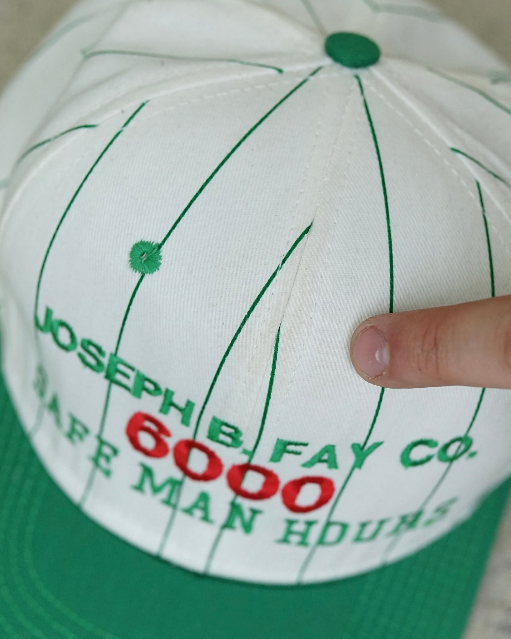 6000 safe man hours snapback hat