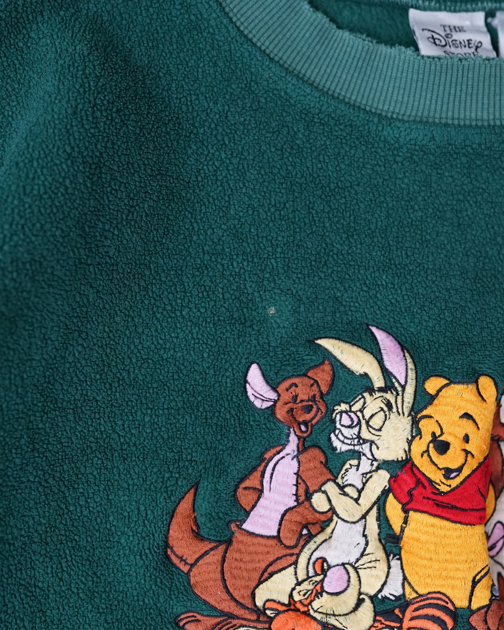 winnie the pooh and friends fleece crewneck