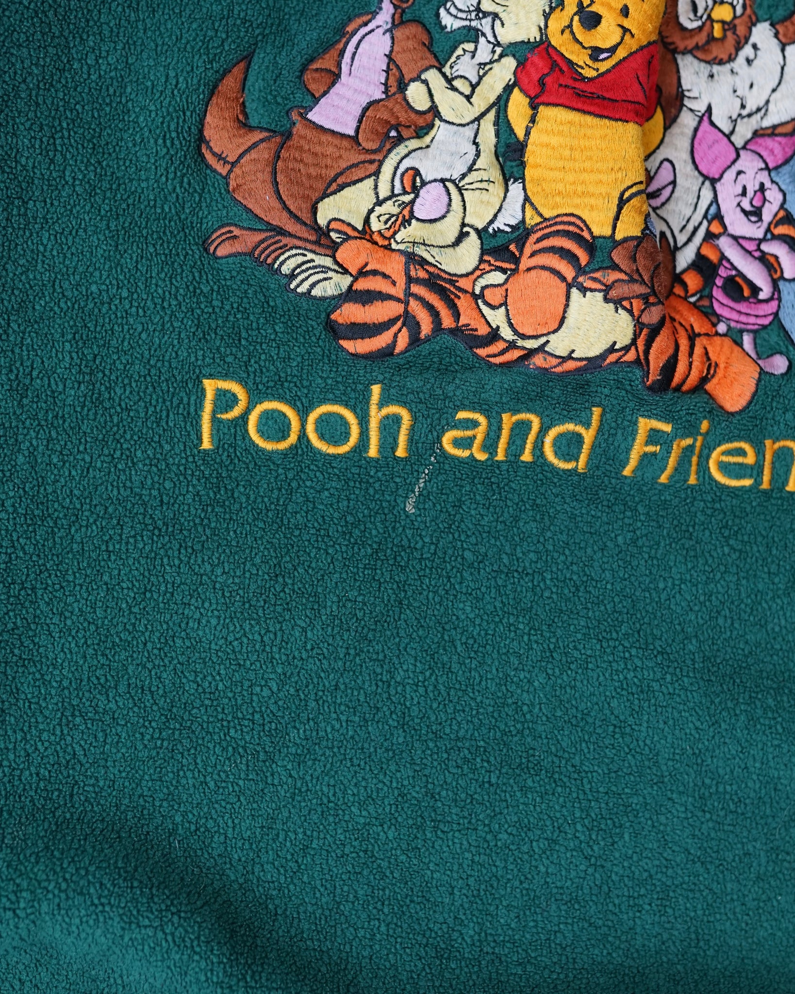 winnie the pooh and friends fleece crewneck