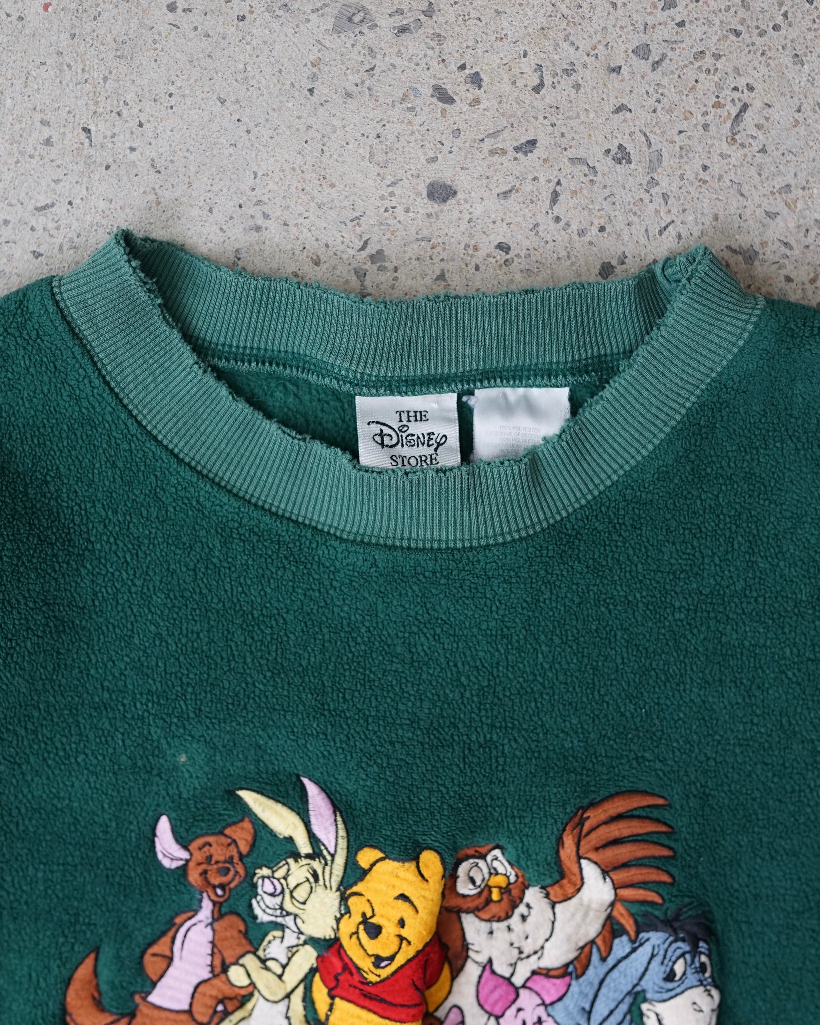 winnie the pooh and friends fleece crewneck