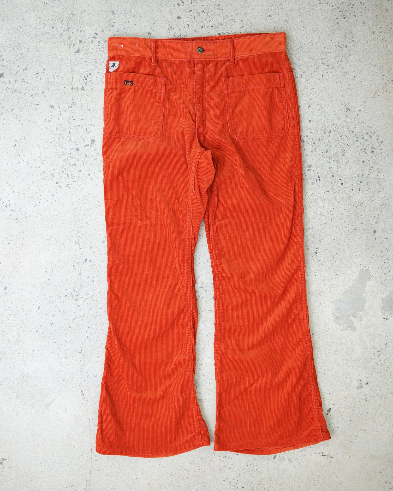 lois corduroy flared pants - 34x30.5