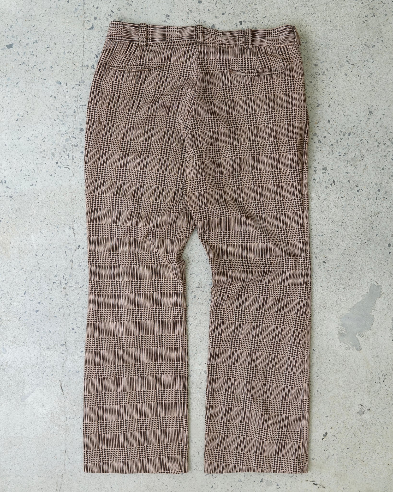 vintage plaid trousers