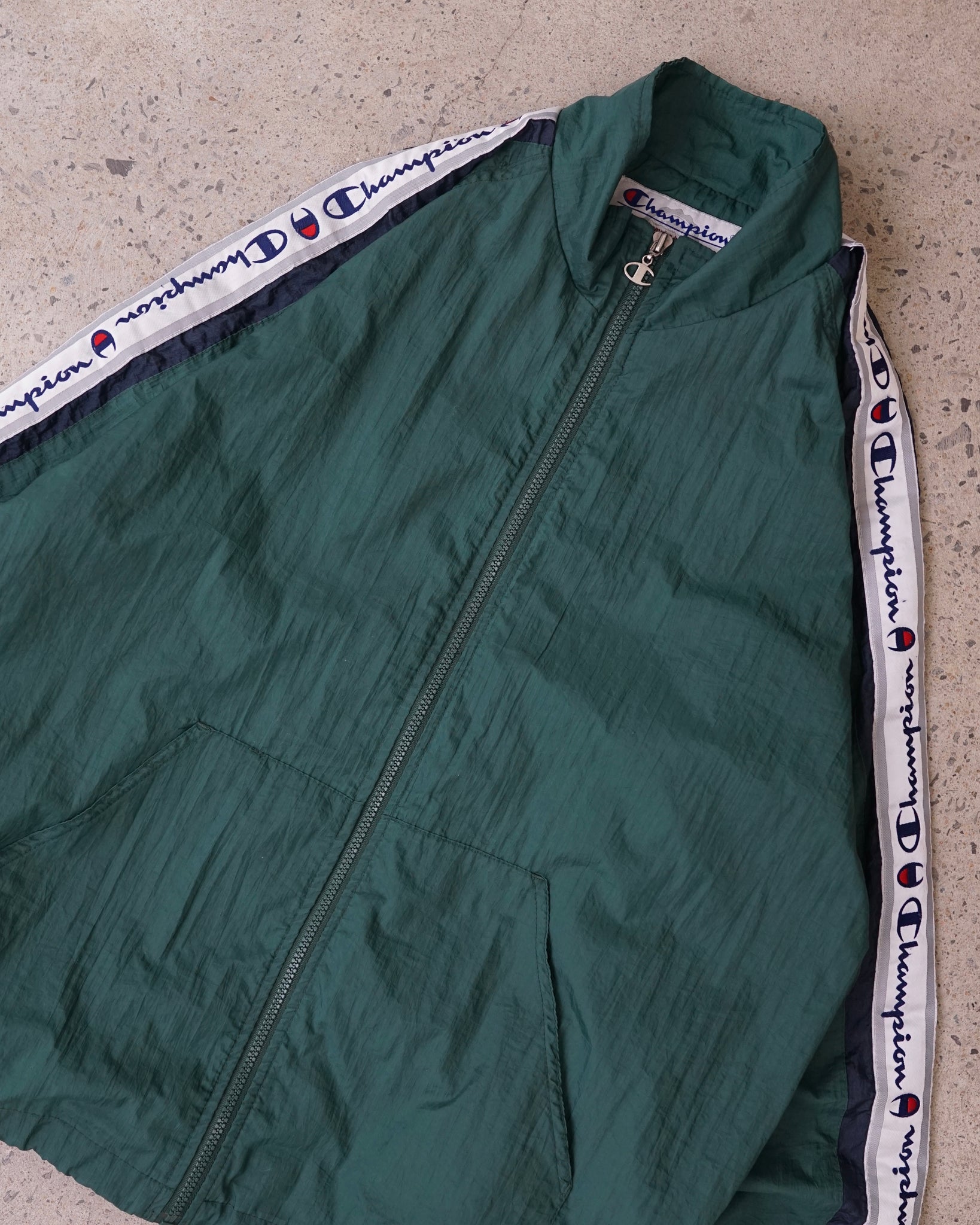 champion zip-up windbreaker