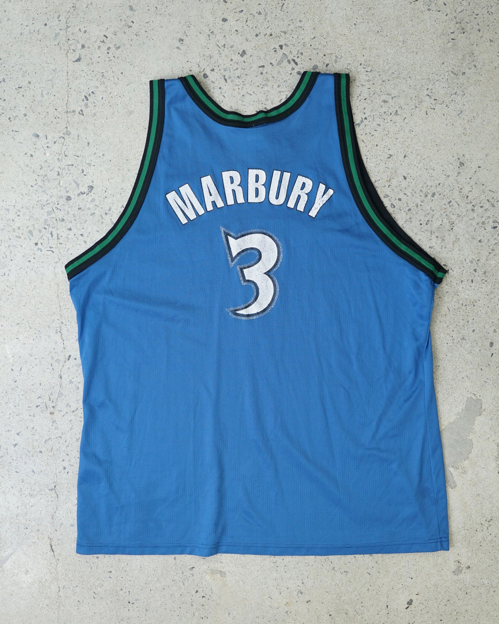 minnesota timberwolves marbury nba champion jersey - XXL