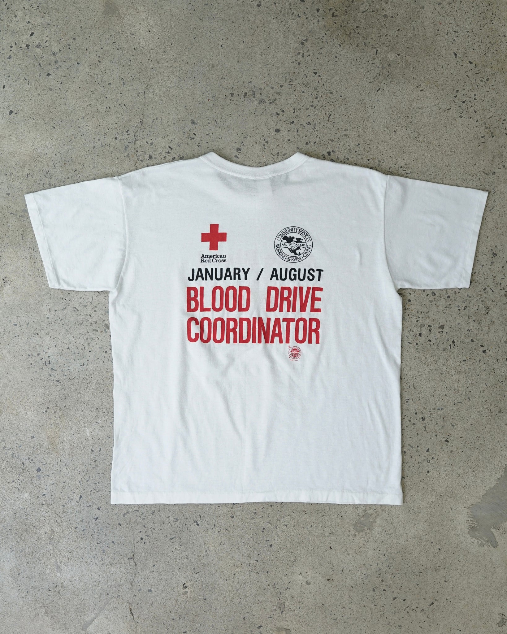 american red cross t-shirt