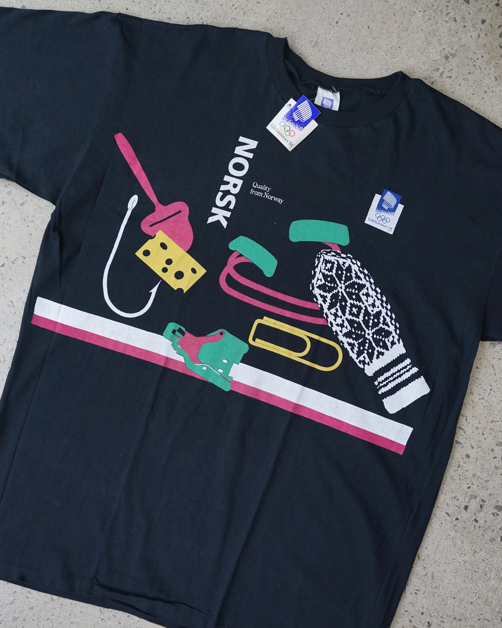 lillehammer norway 1994 olympics t-shirt