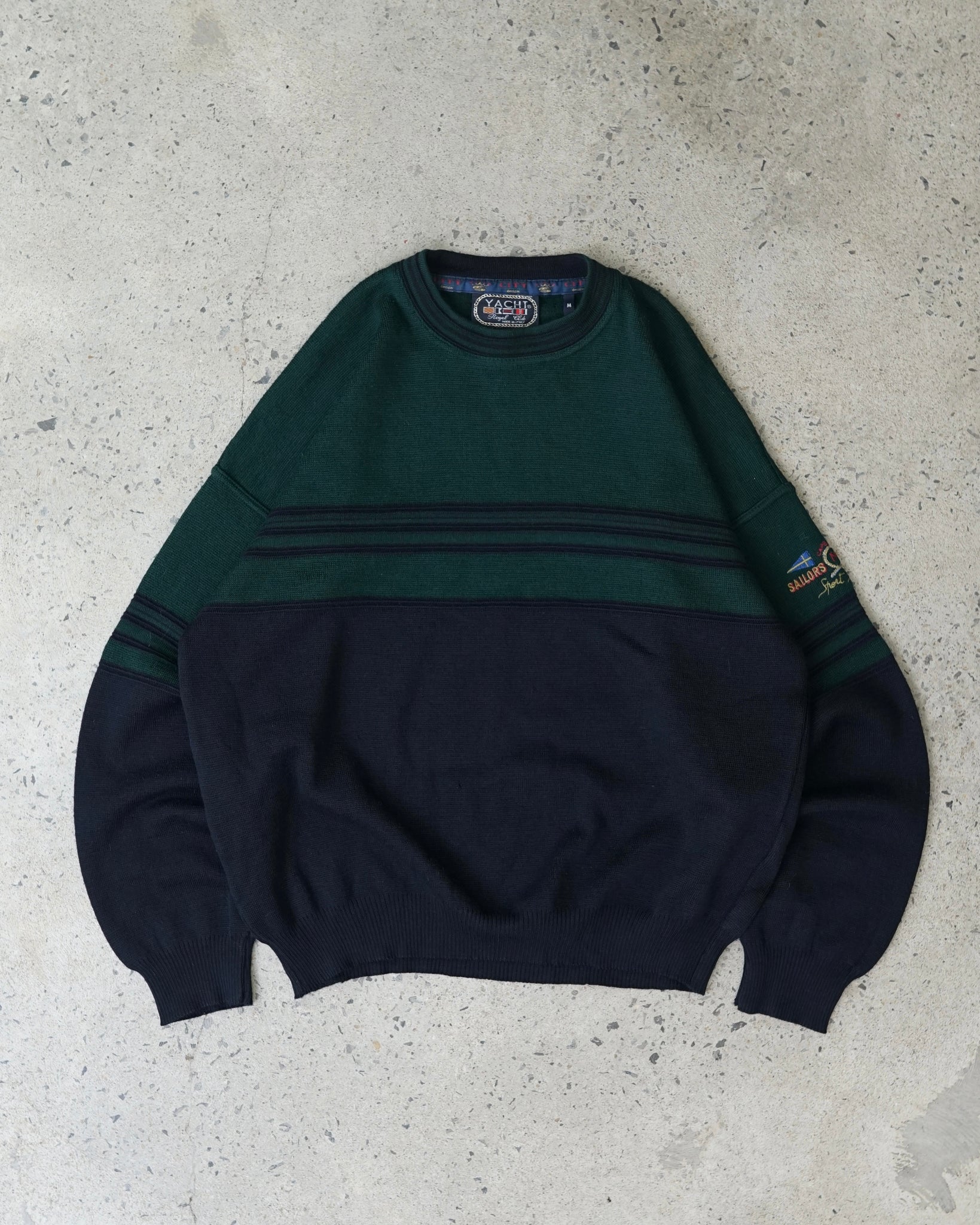 yatch royal club knit sweater