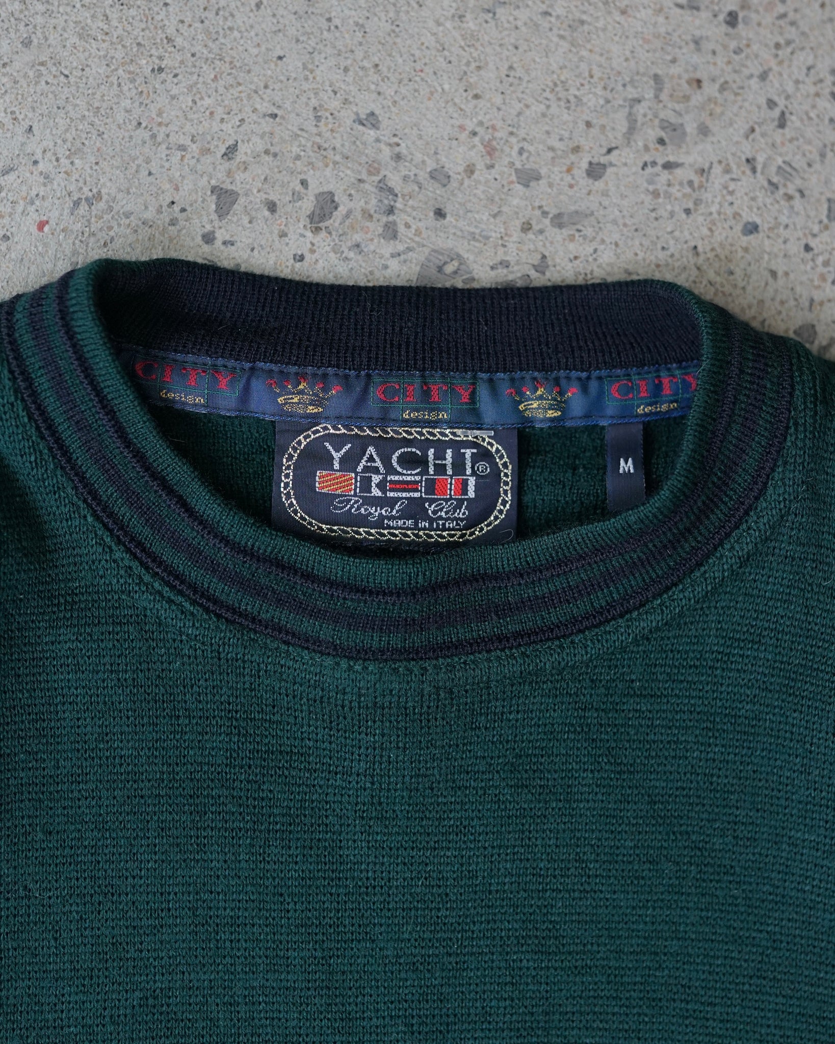 yatch royal club knit sweater