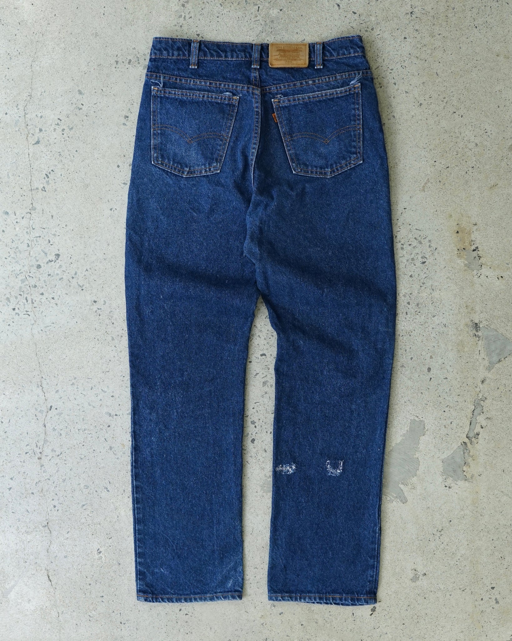 levi's 619 orange tab jeans