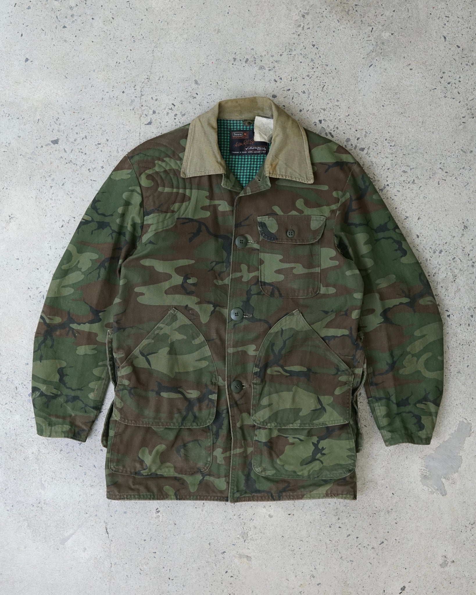 sears camo hunting jacket