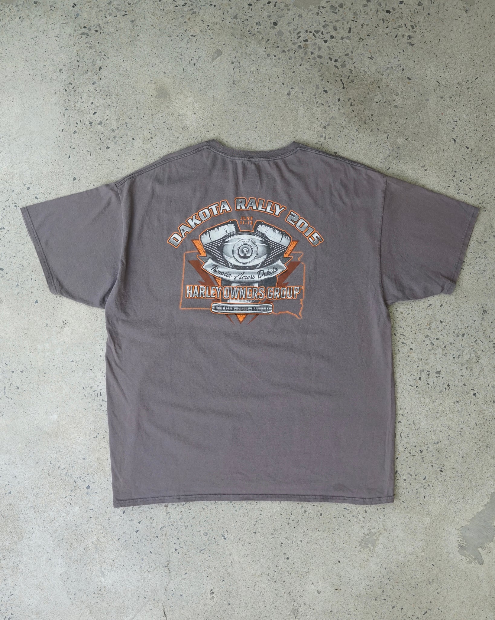 dakota rally motorcycle t-shirt