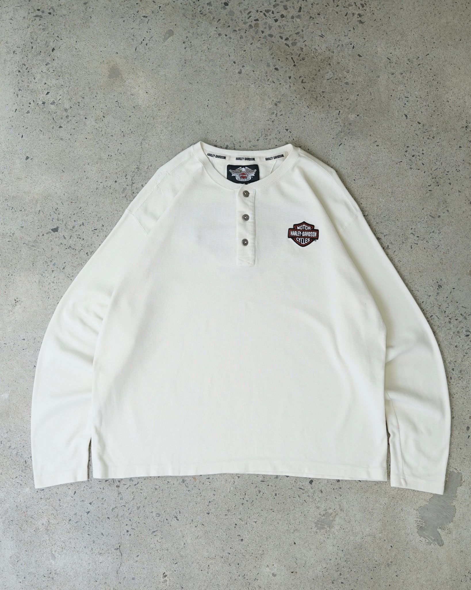 harley davidson henley longsleeve