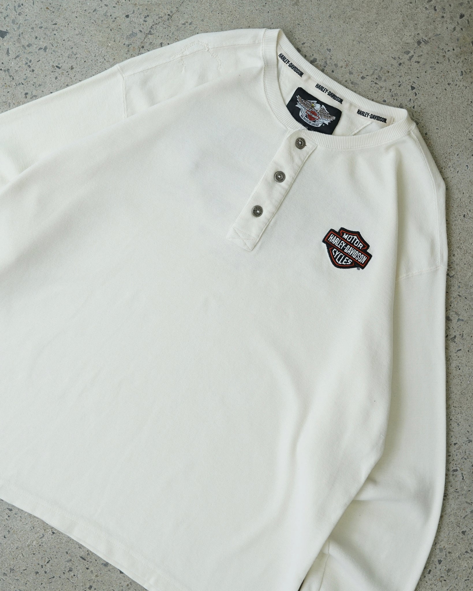 harley davidson henley longsleeve