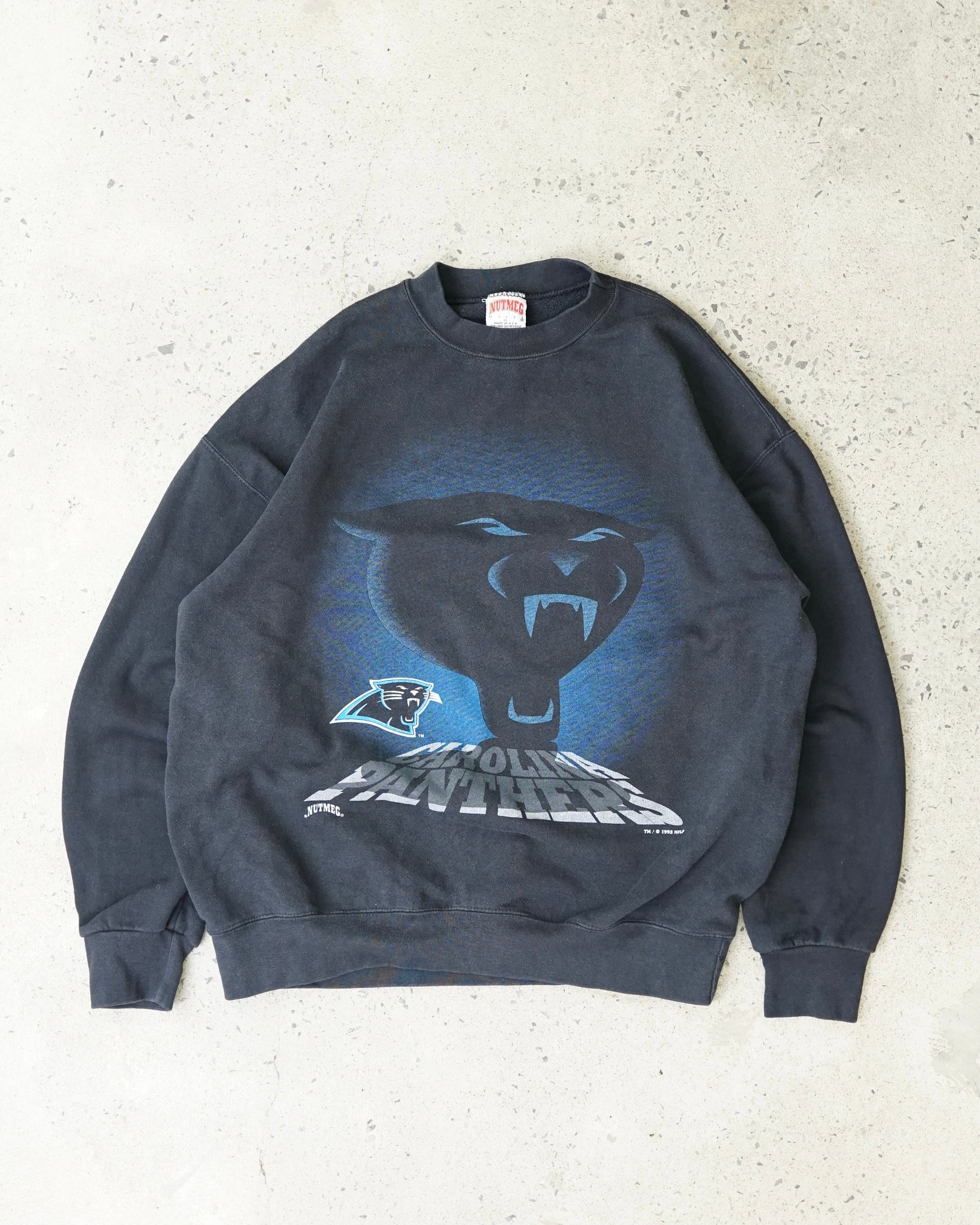 carolina panthers 1993 crewneck