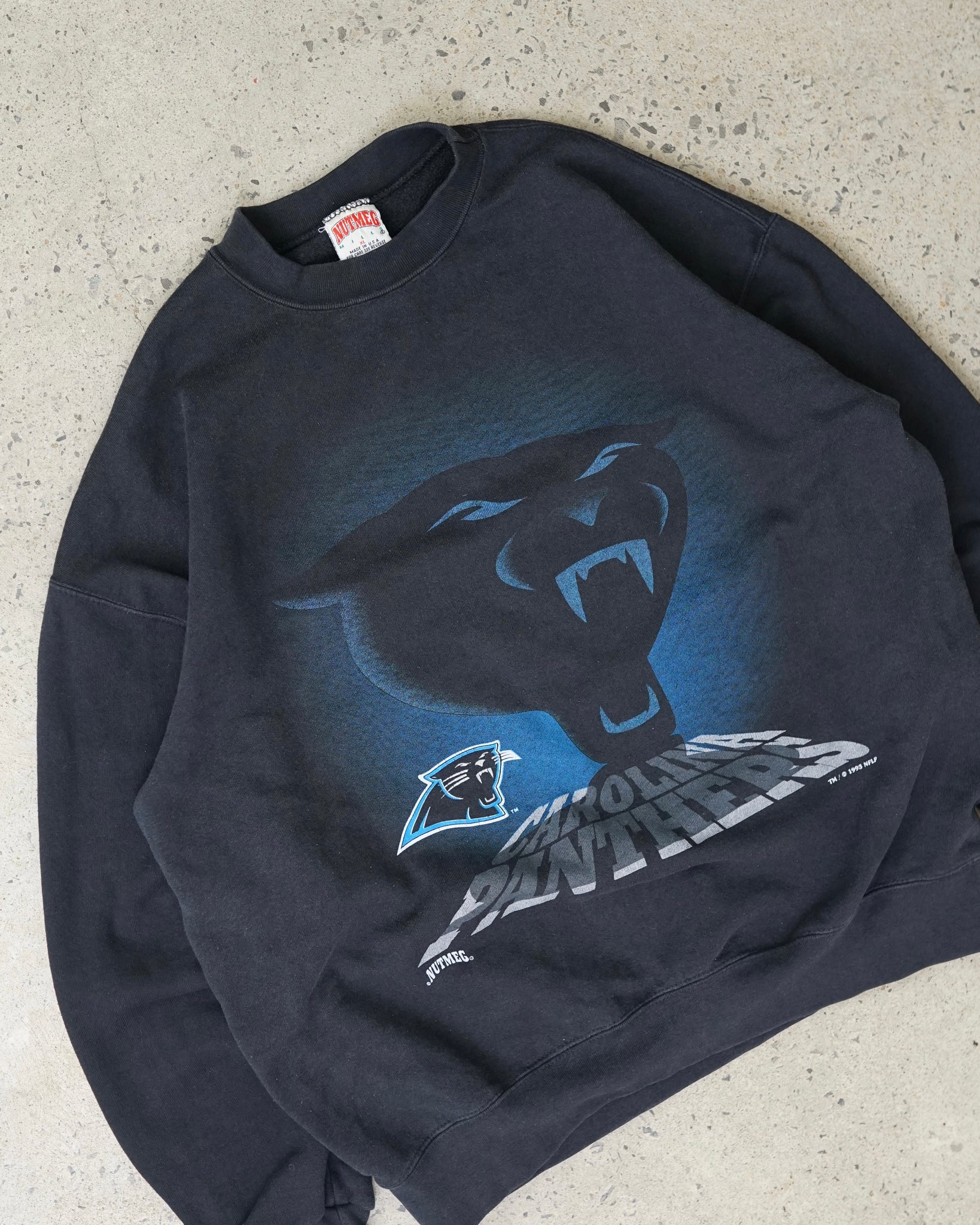 carolina panthers 1993 crewneck