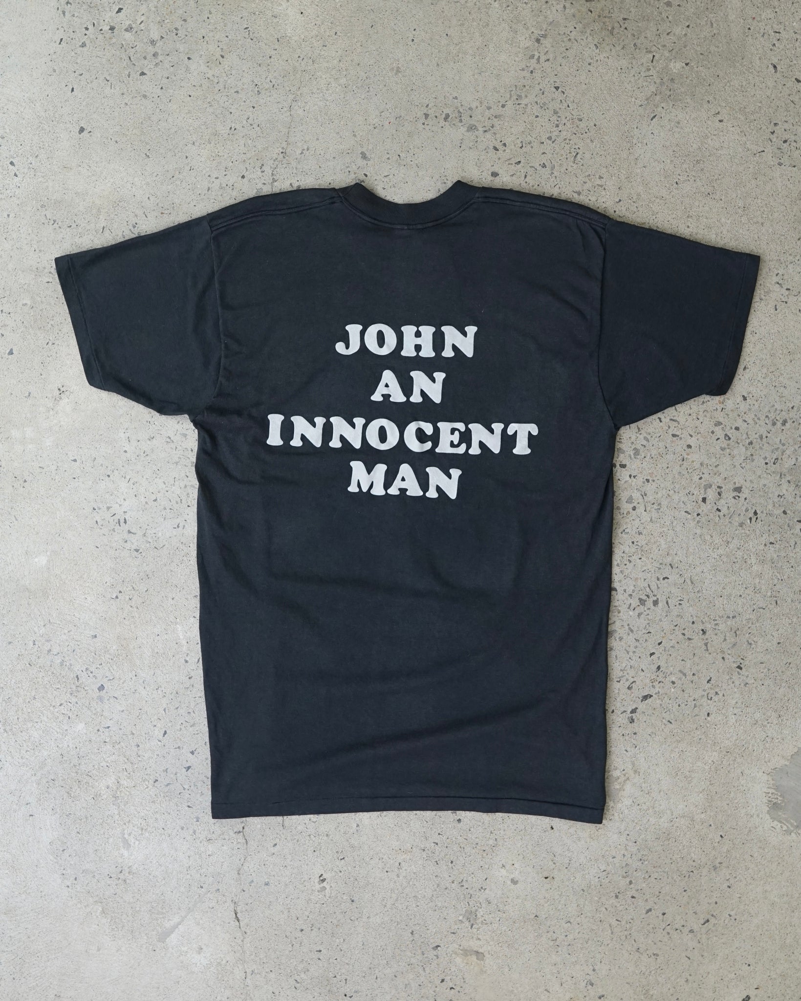 "john an innocent man" t-shirt