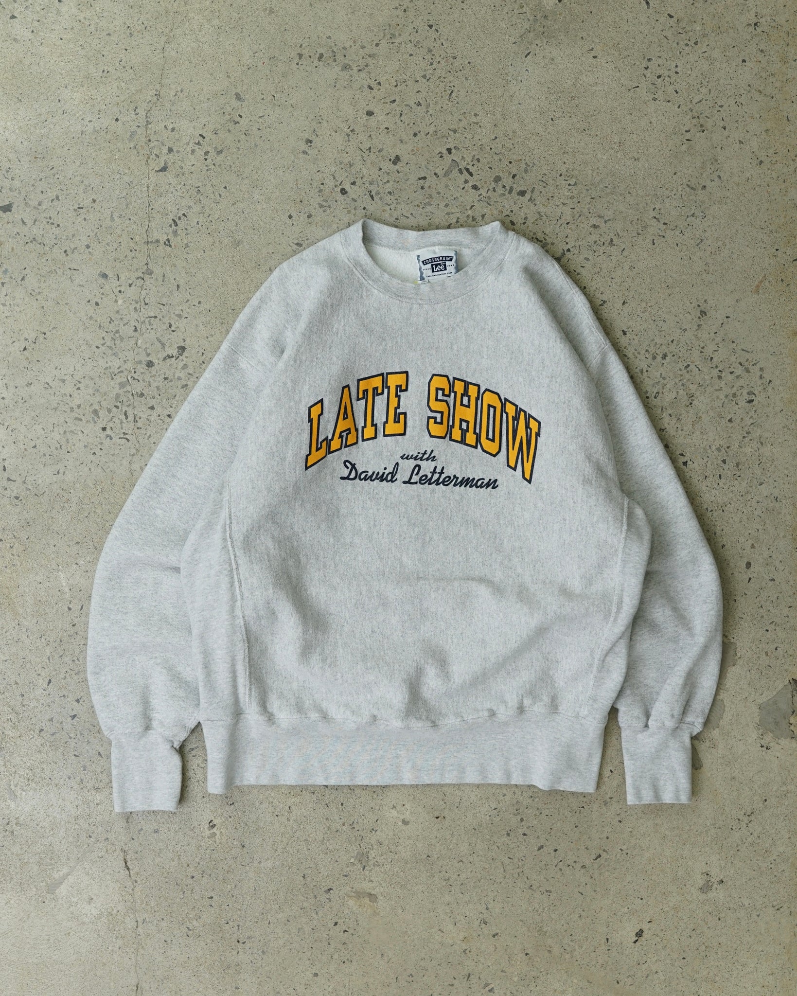 late show lee crewneck