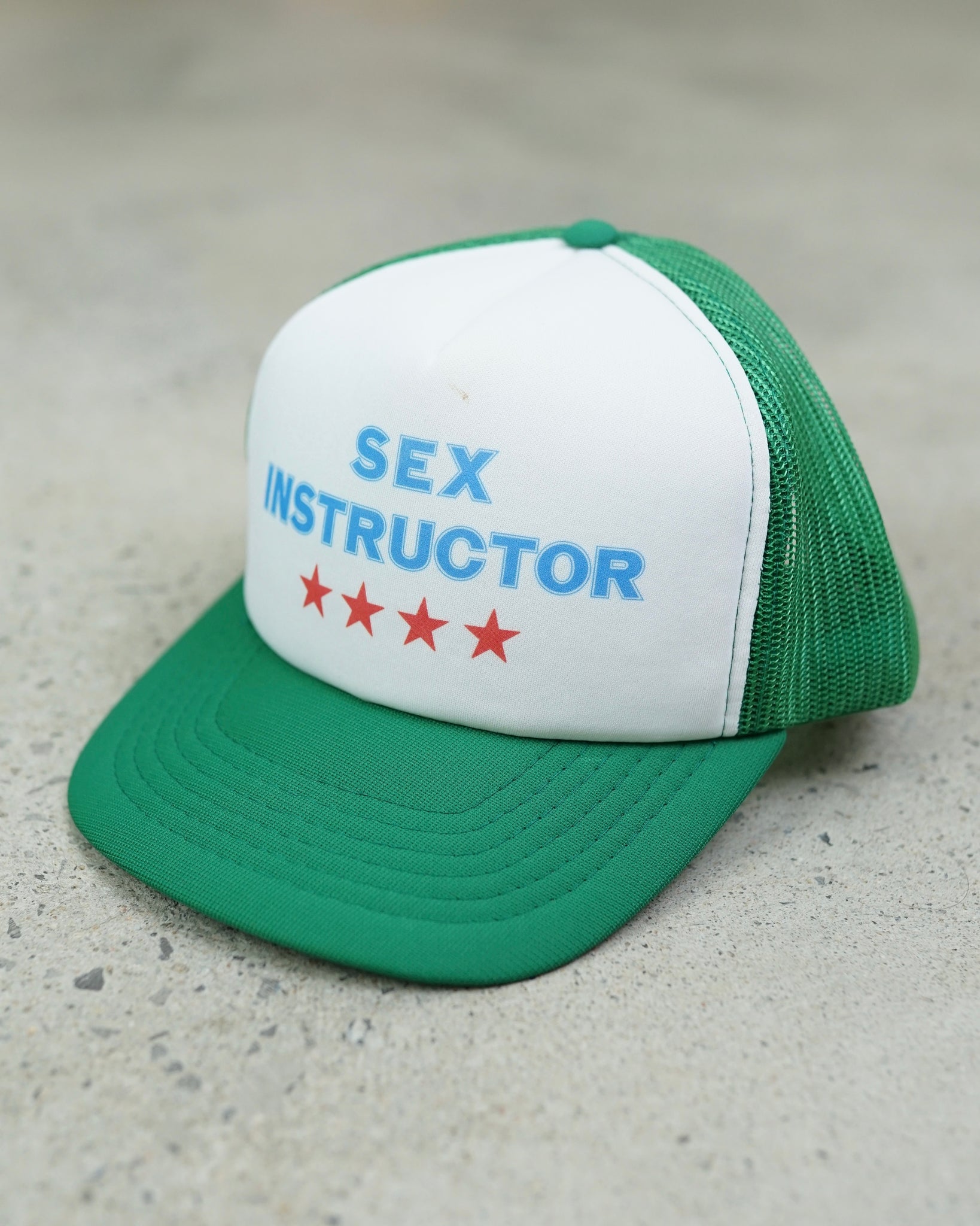 sex instructor trucker hat