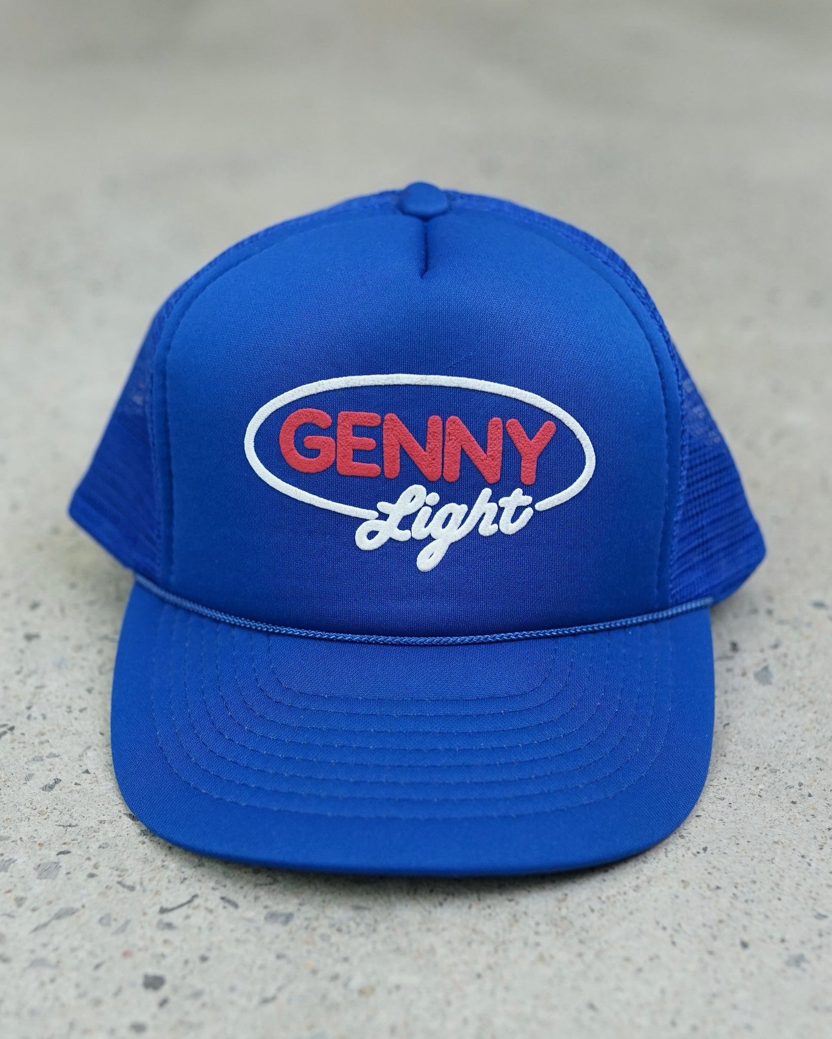 genny light trucker hat