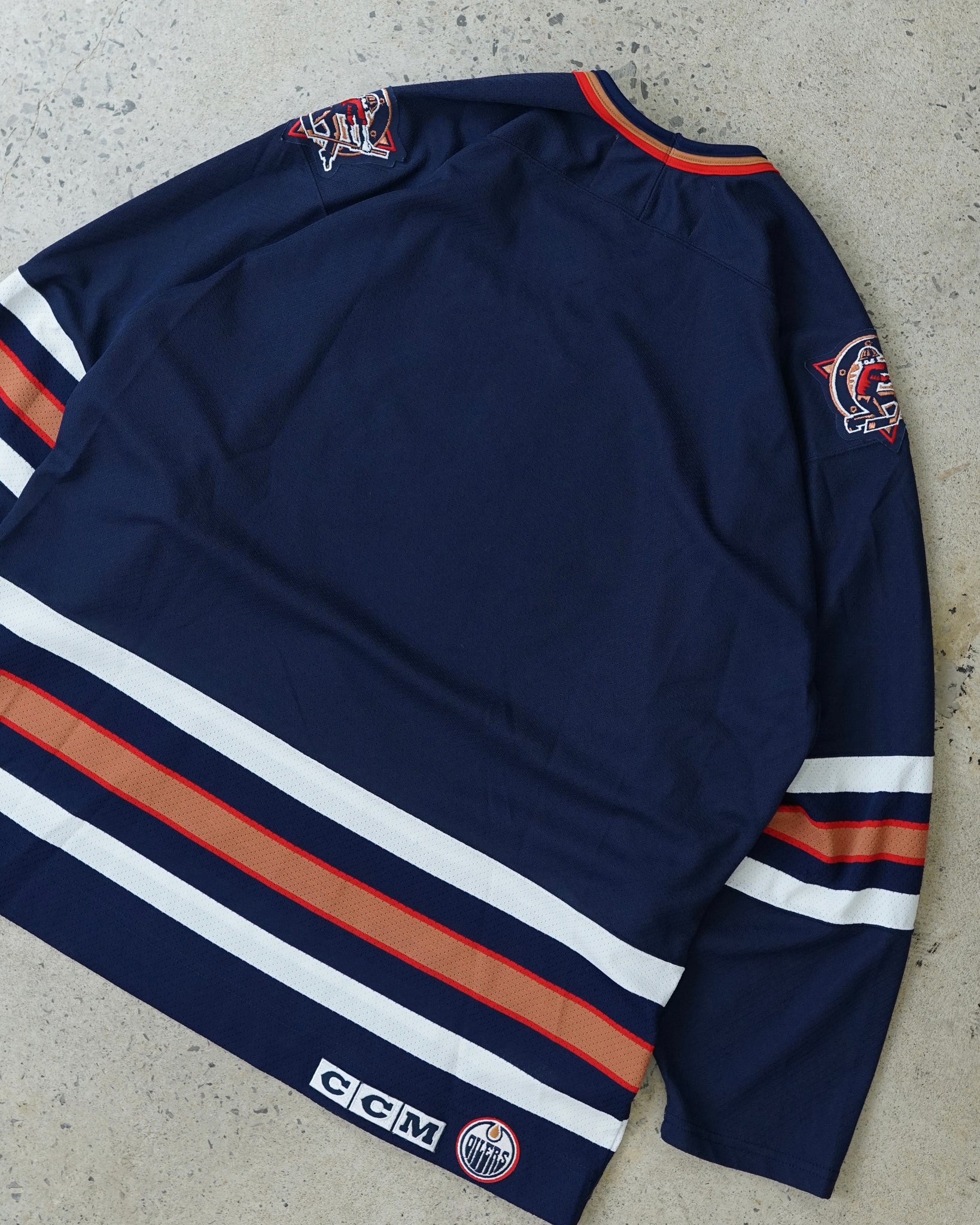 edmonton oilers ccm hockey jersey