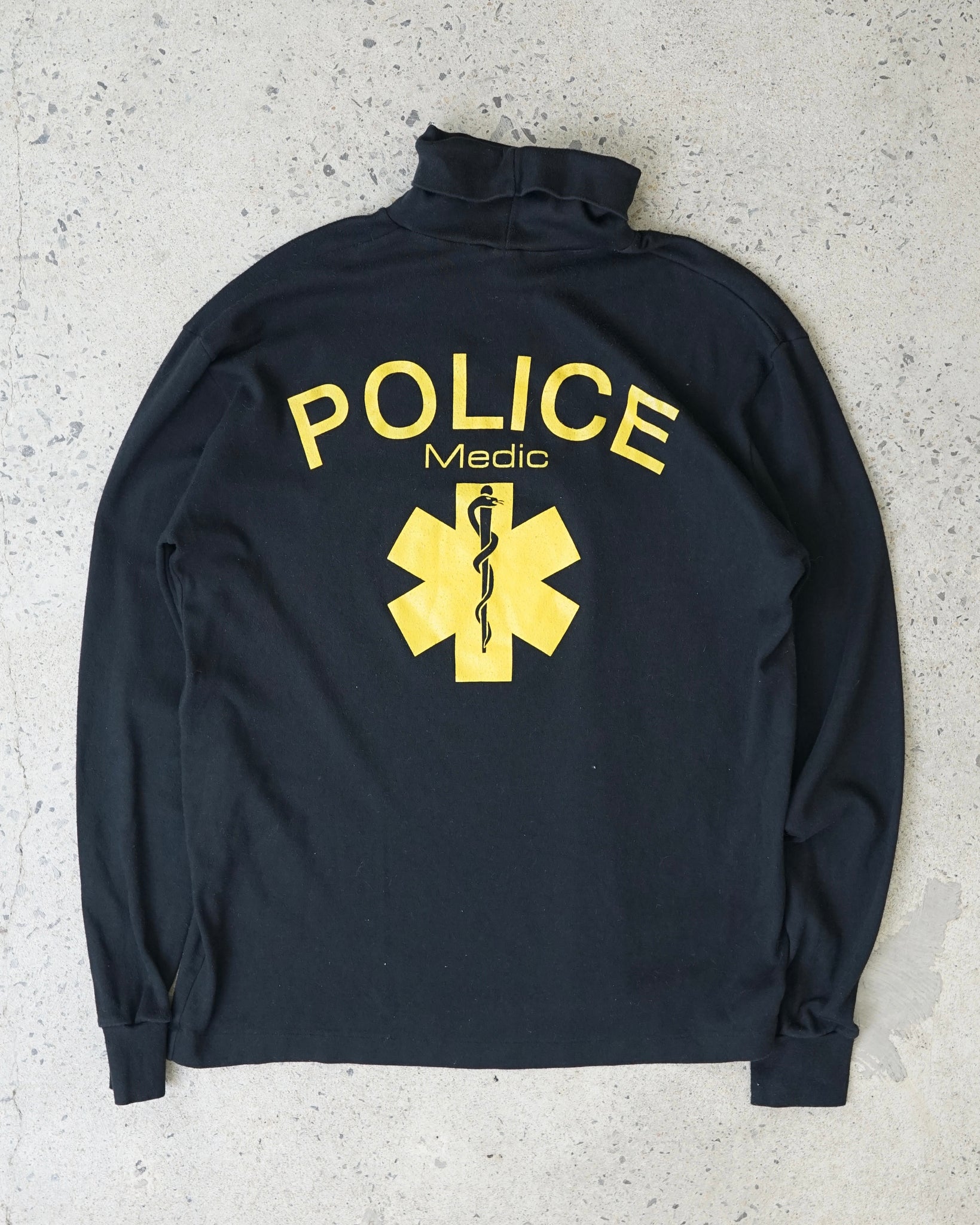 police medic turtle neck shirt - medium