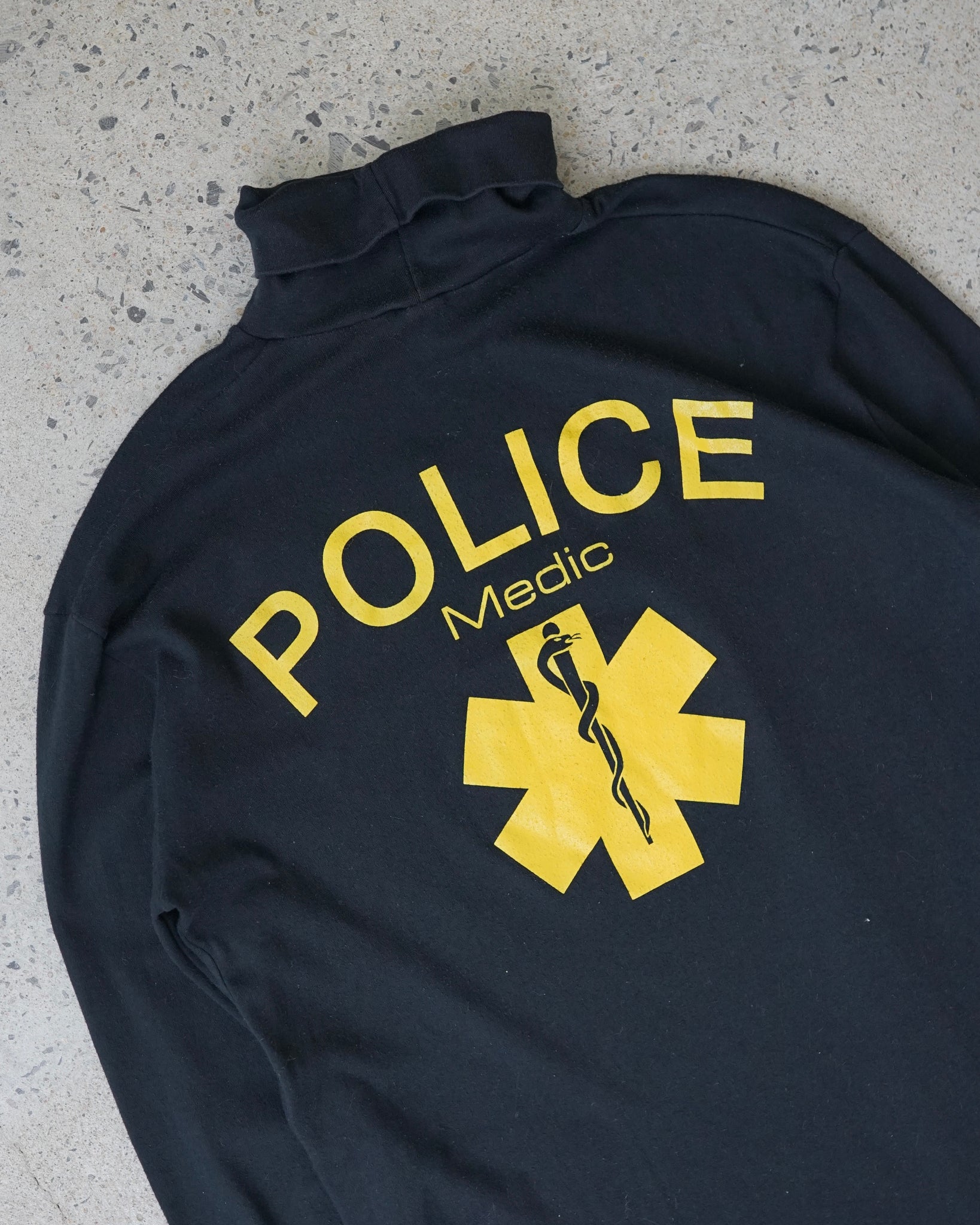 police medic turtle neck shirt - medium