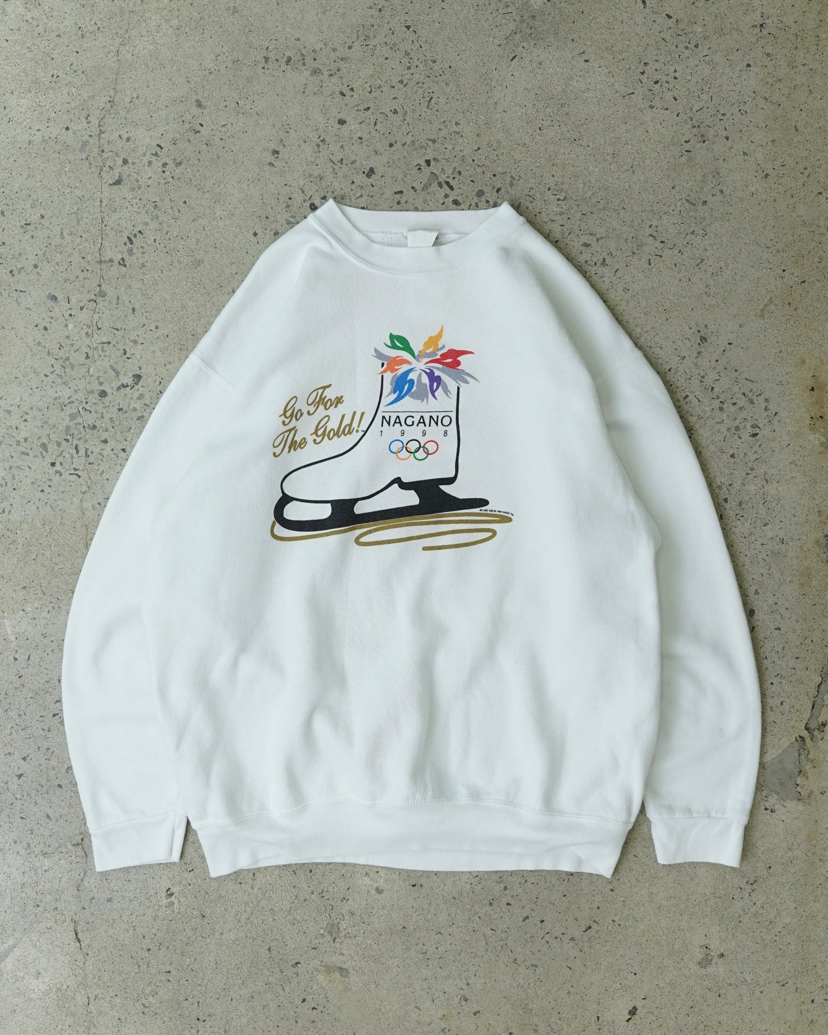 1998 nagano winter olympics crewneck