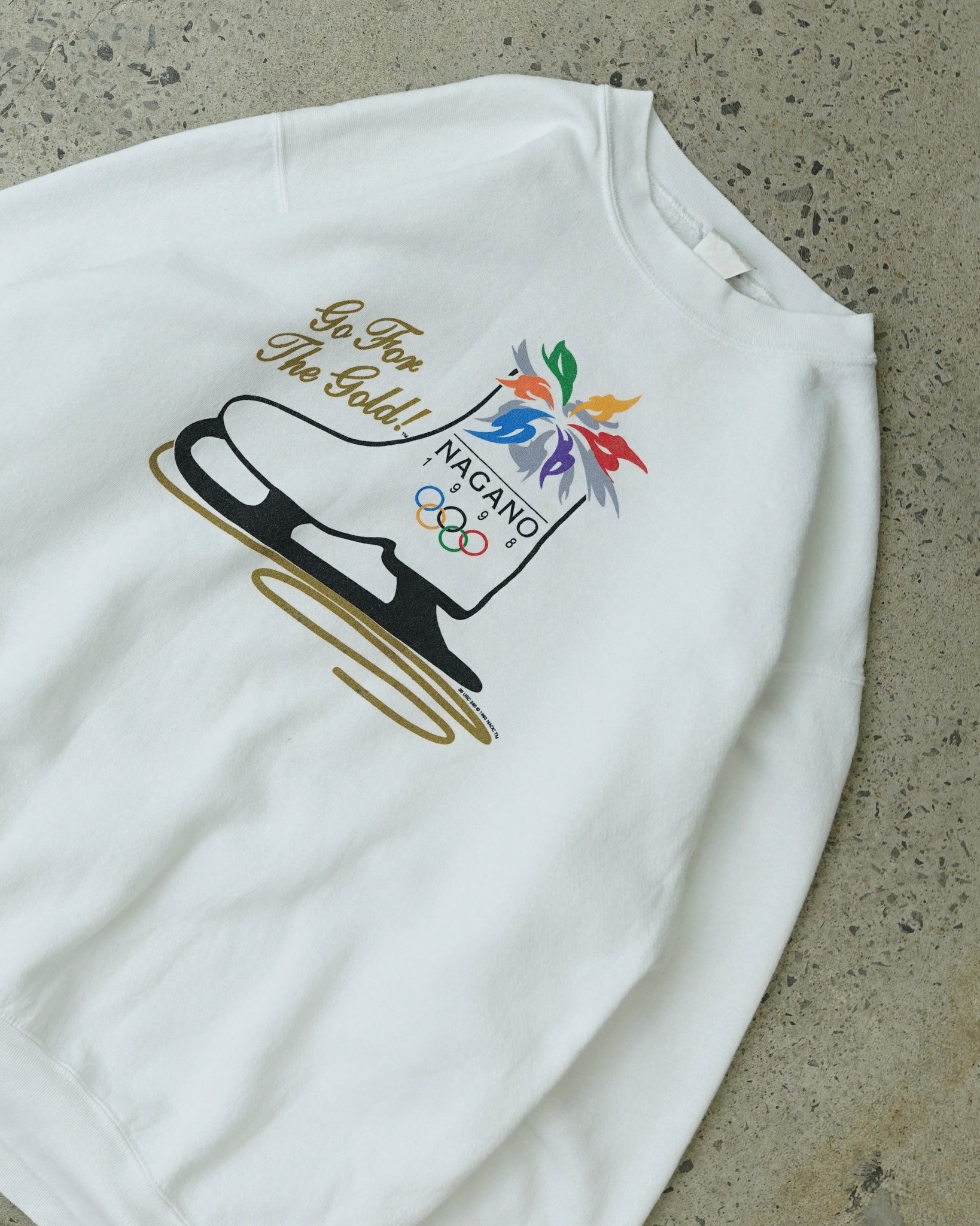 1998 nagano winter olympics crewneck