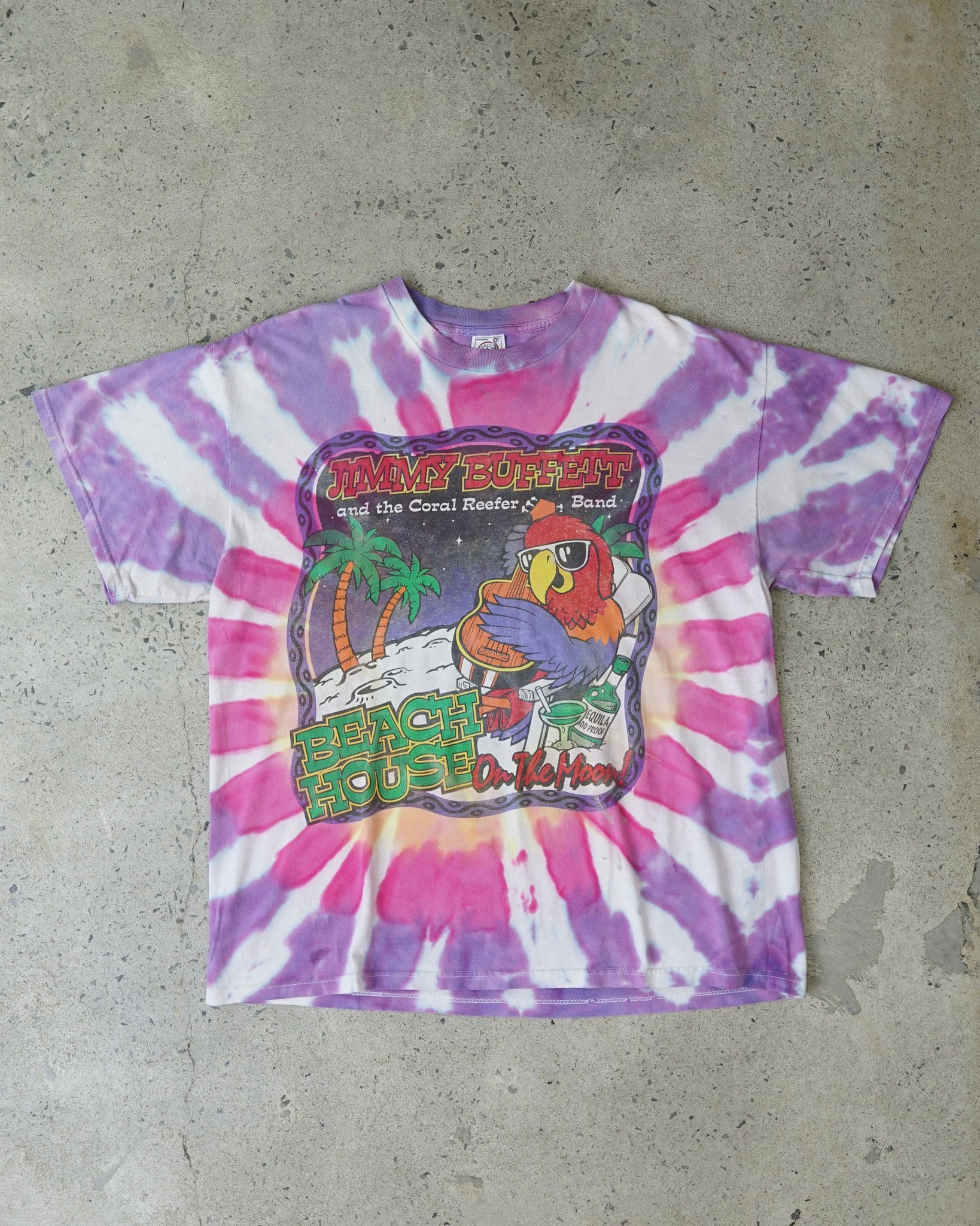 jimmy buffet beach house on the moon tour 1999 t-shirt