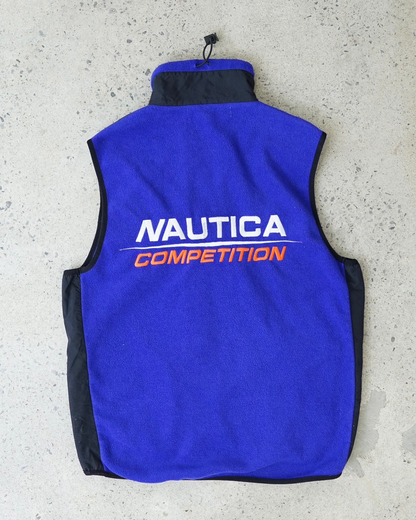 nautica competition fleece vest - medium