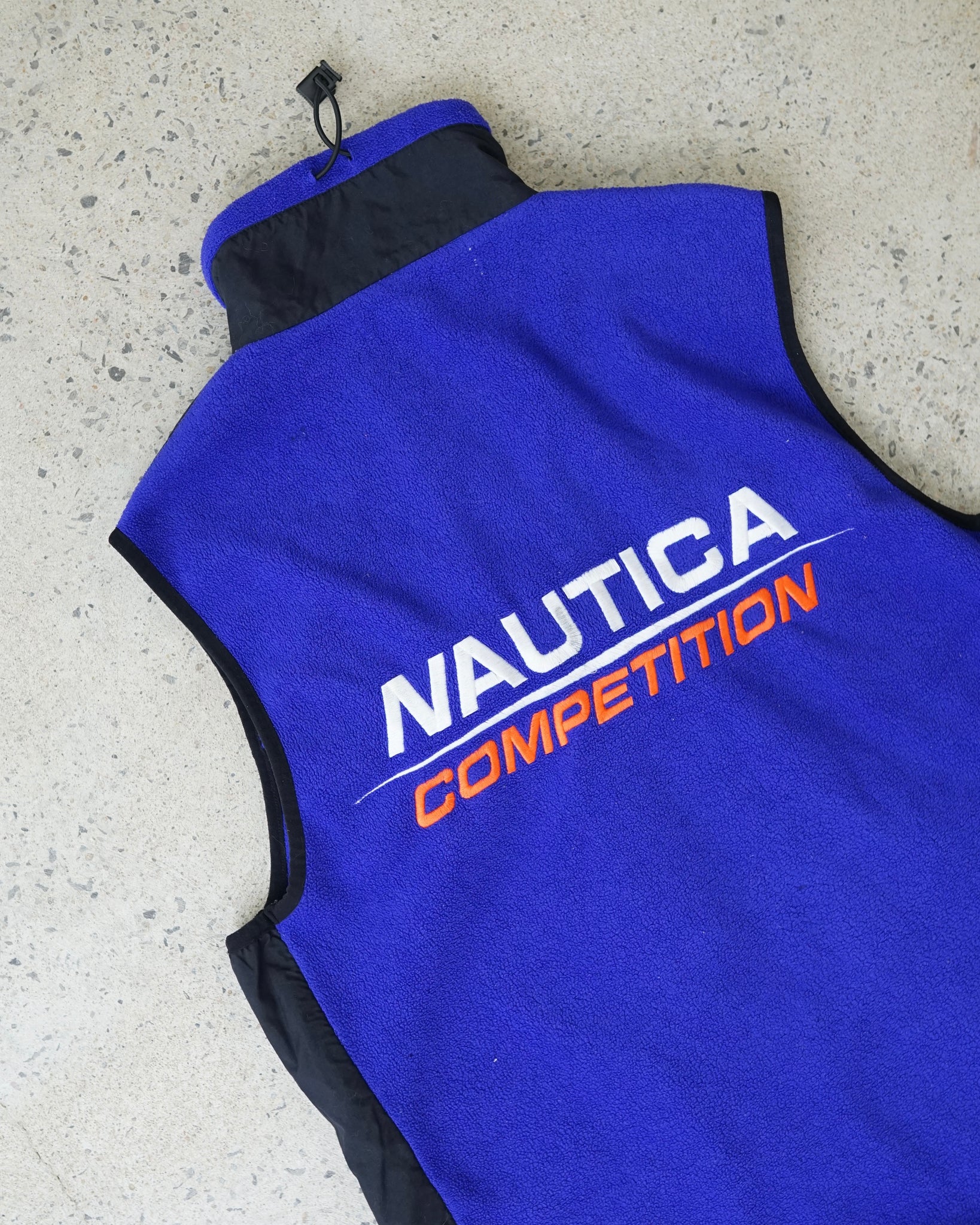 nautica competition fleece vest - medium