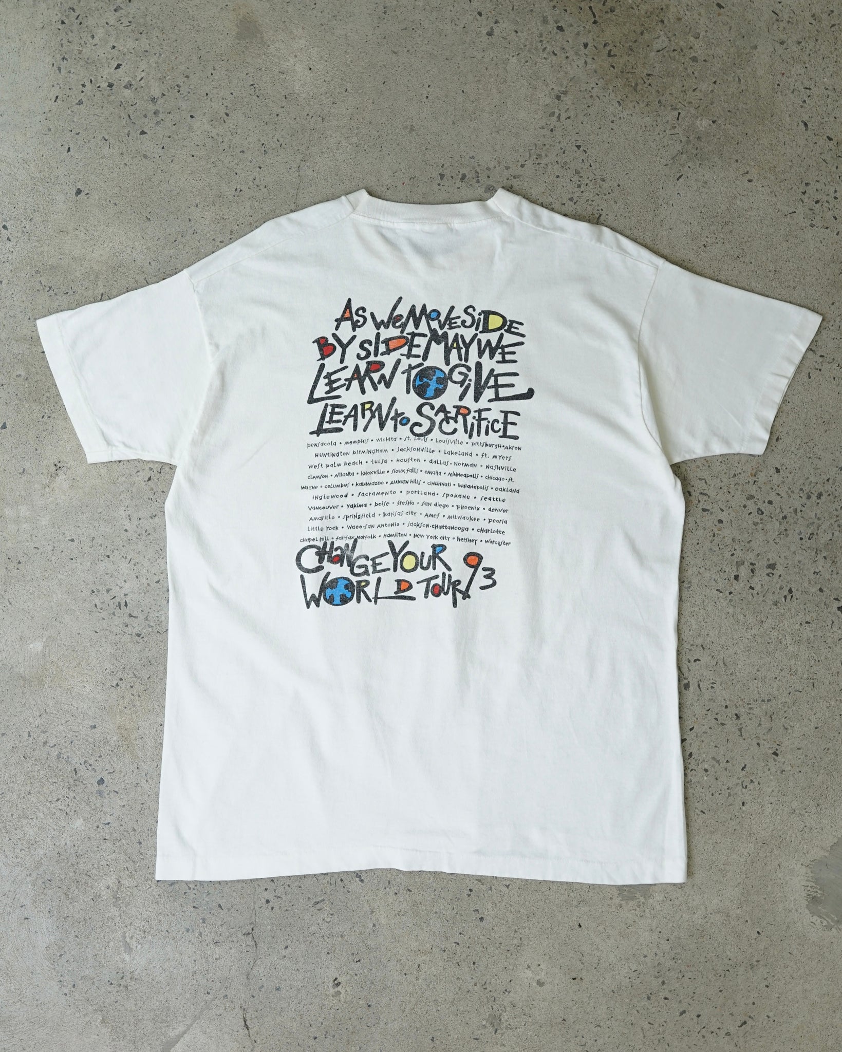 michael w smit change your world tour 1993 t-shirt