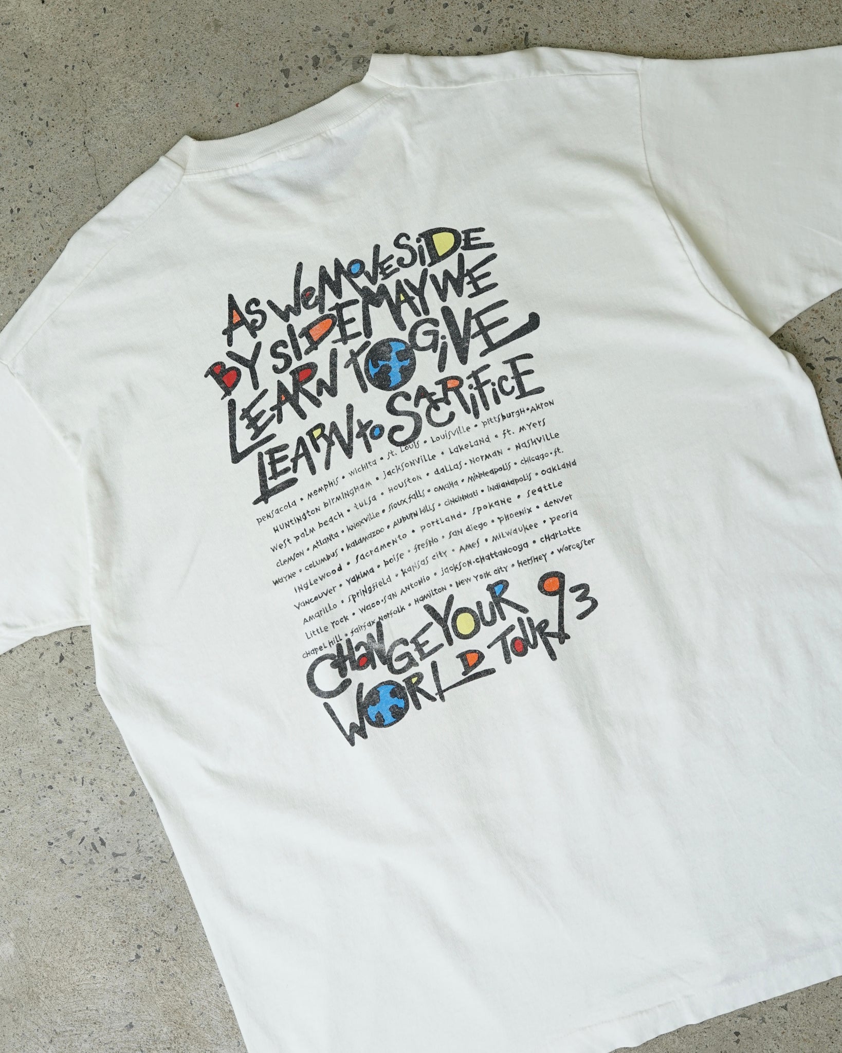 michael w smit change your world tour 1993 t-shirt