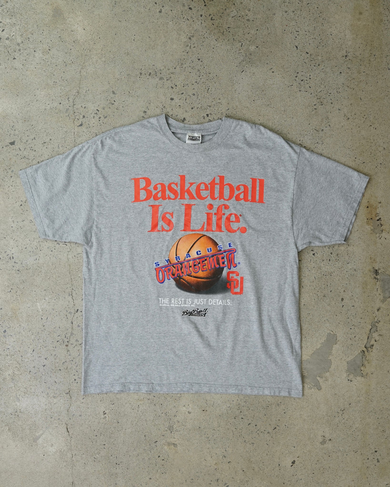 basketball is life syracuse orange men's t-shirt