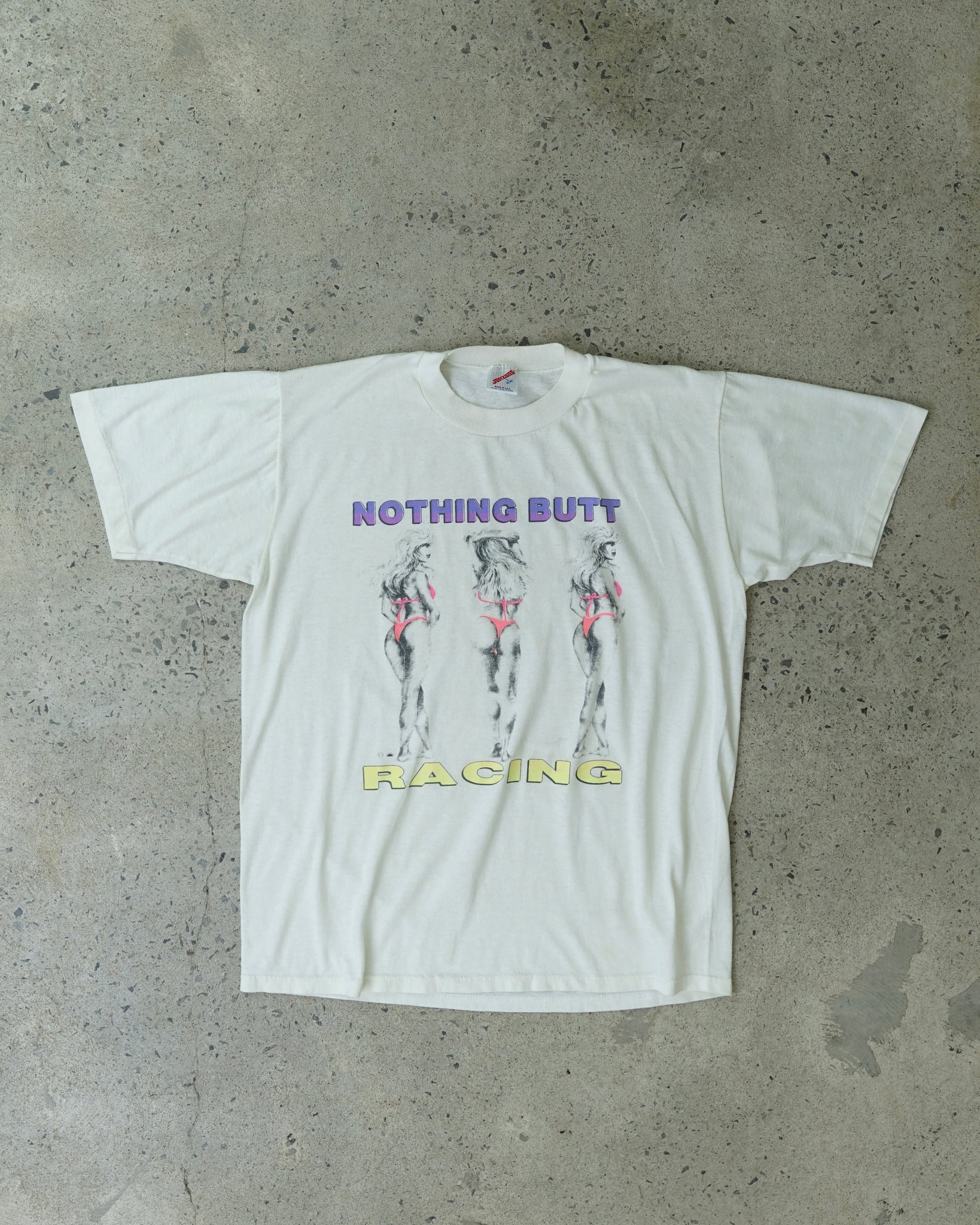 "nothing butt racing" t-shirt