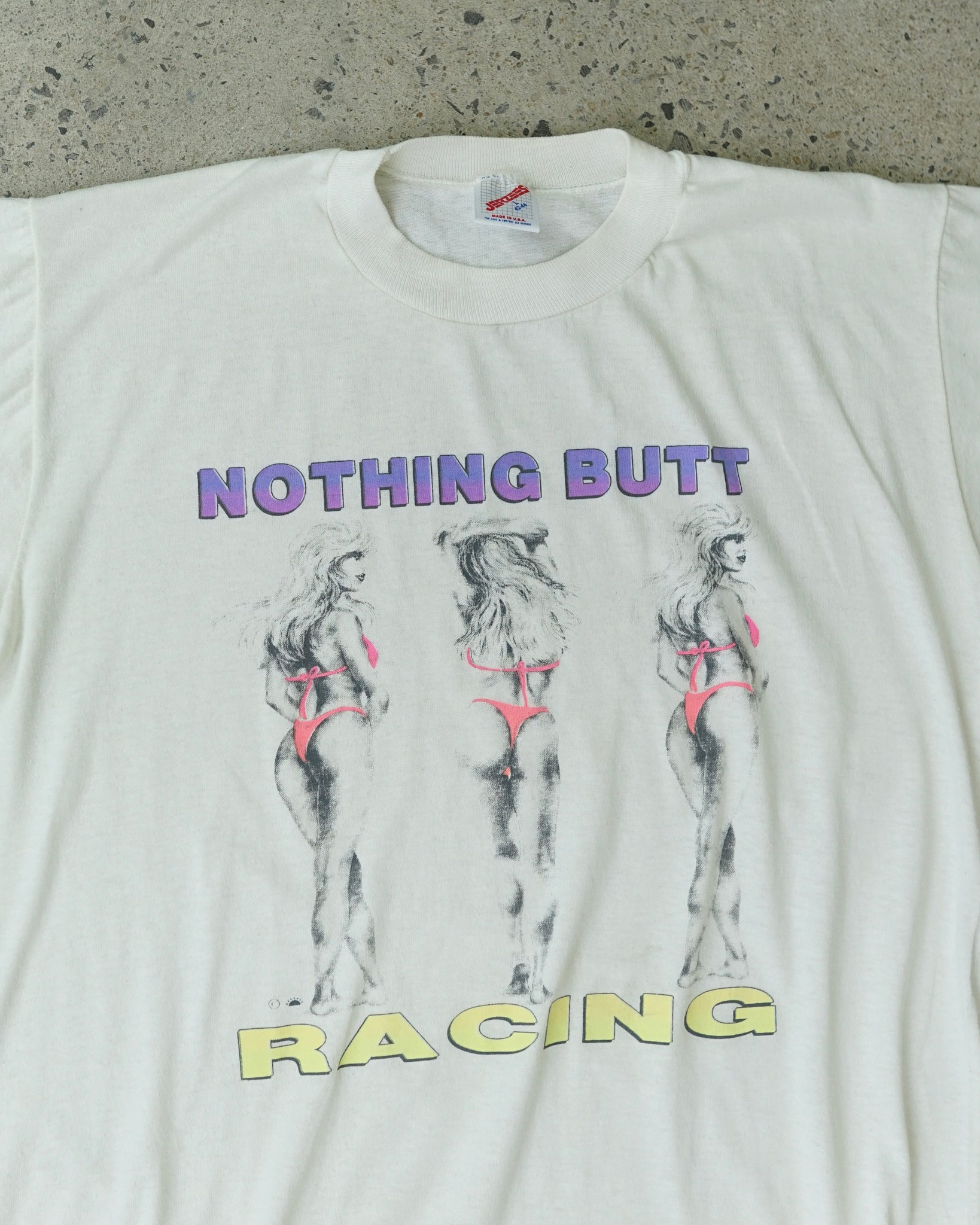 "nothing butt racing" t-shirt