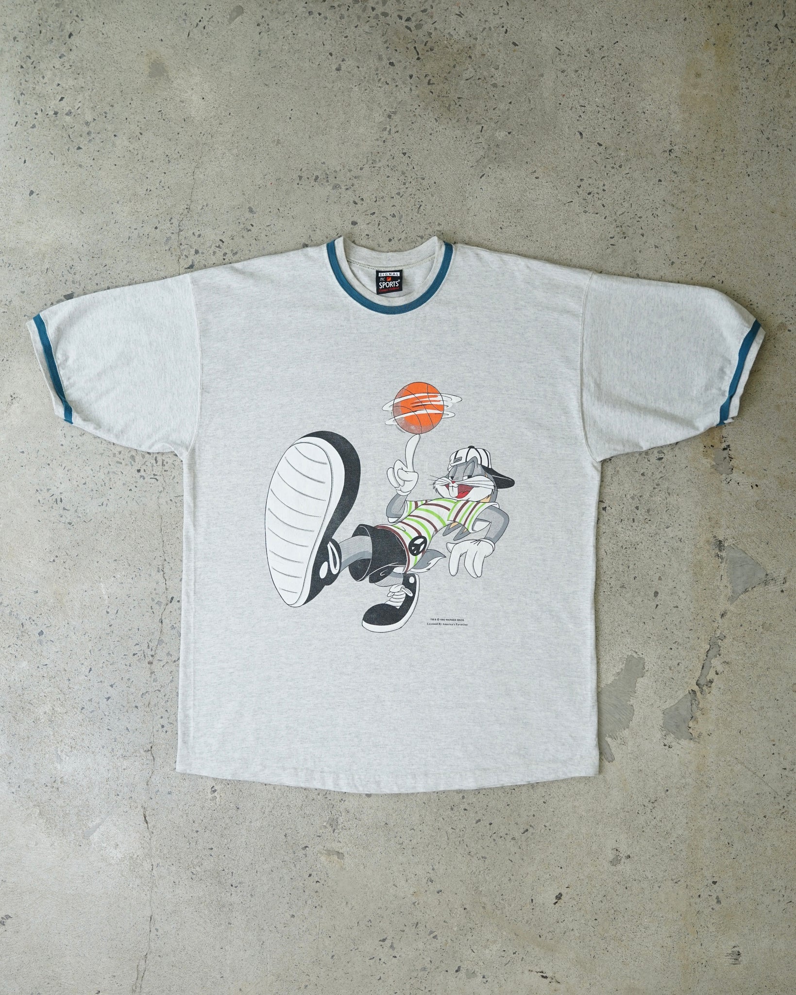 bugs bunny looney tunes basketball 1993 t-shirt