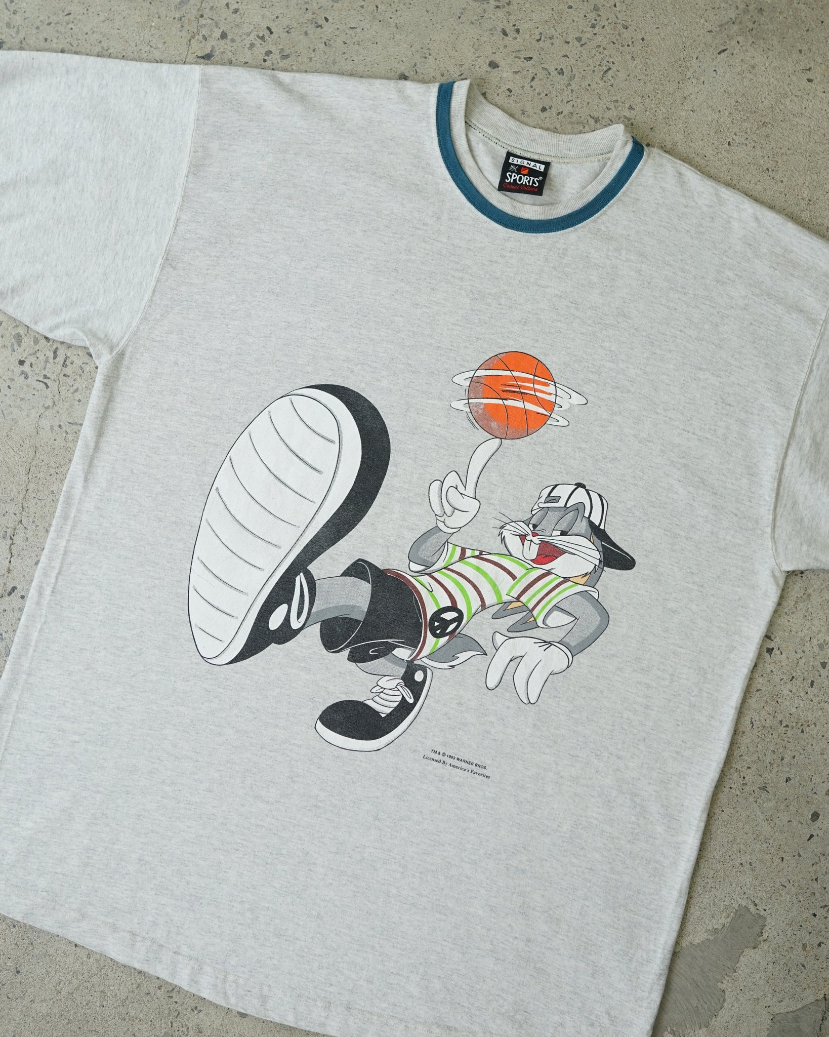 bugs bunny looney tunes basketball 1993 t-shirt