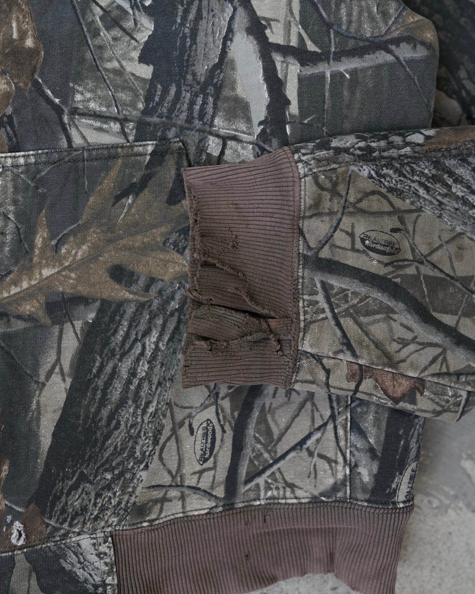 dri duck realtree camo zip-up hoodie