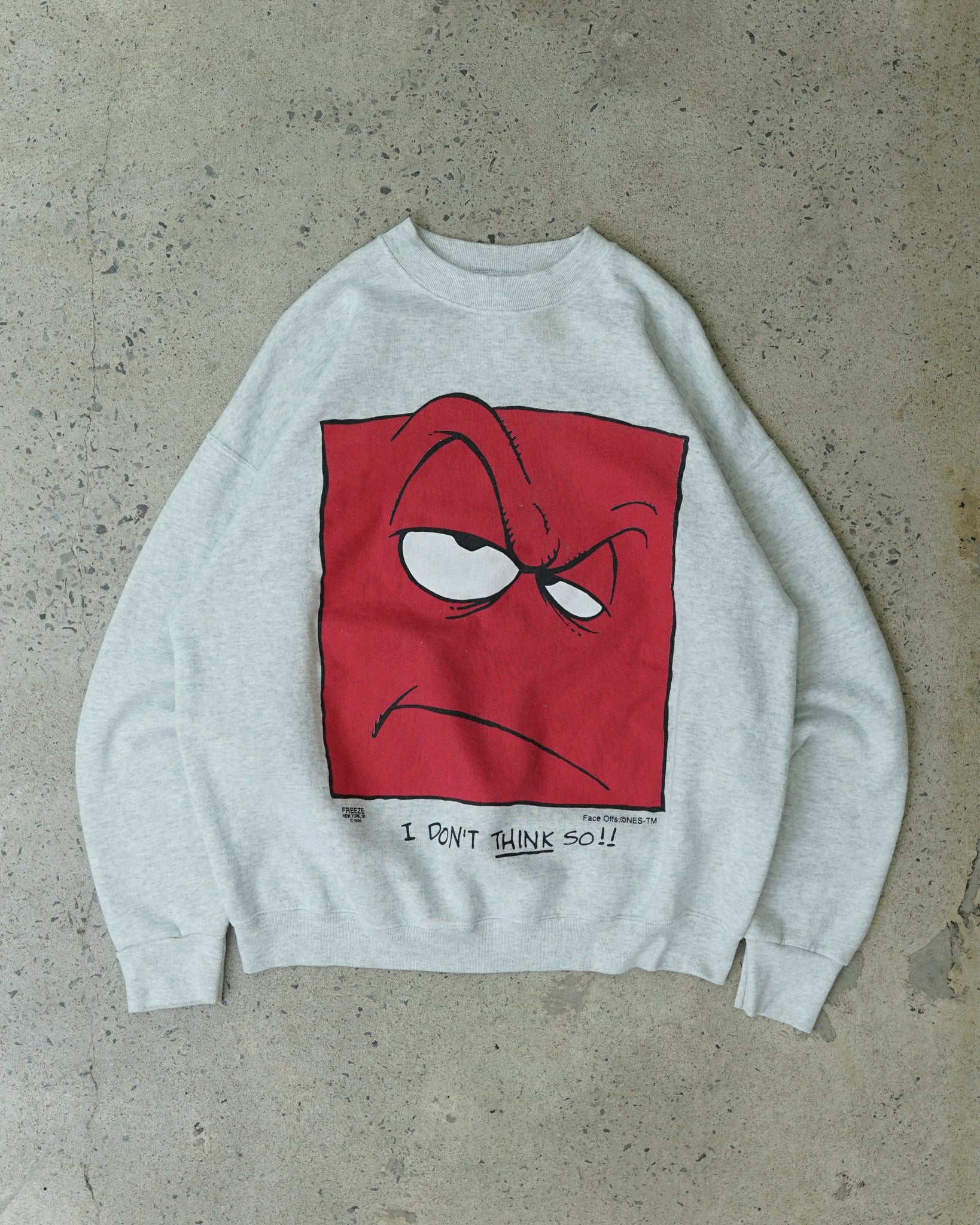 "I don't think so" 1996 crewneck