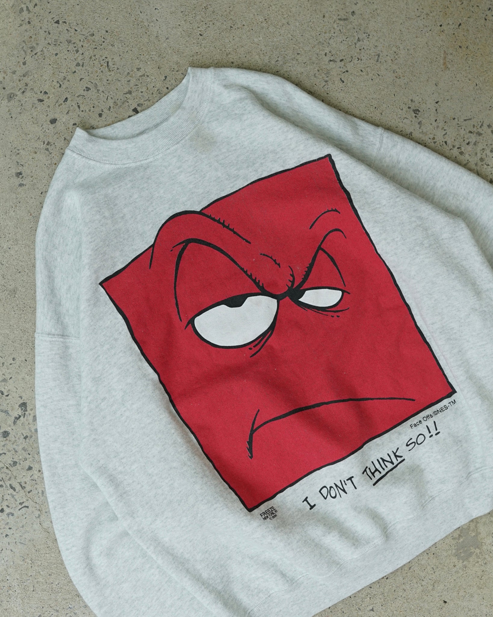 "I don't think so" 1996 crewneck