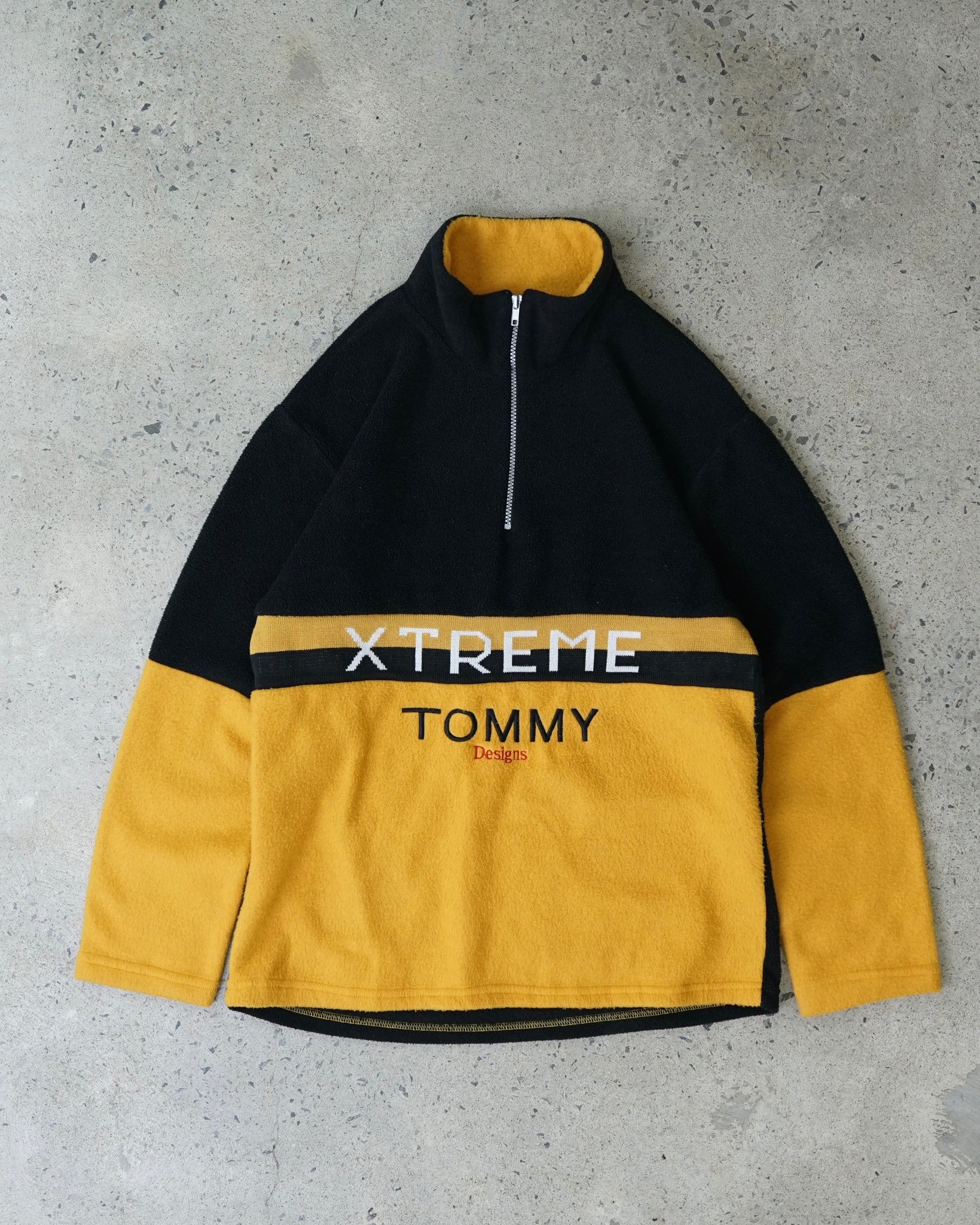 x-treme tommy designs 1/3 zip fleece