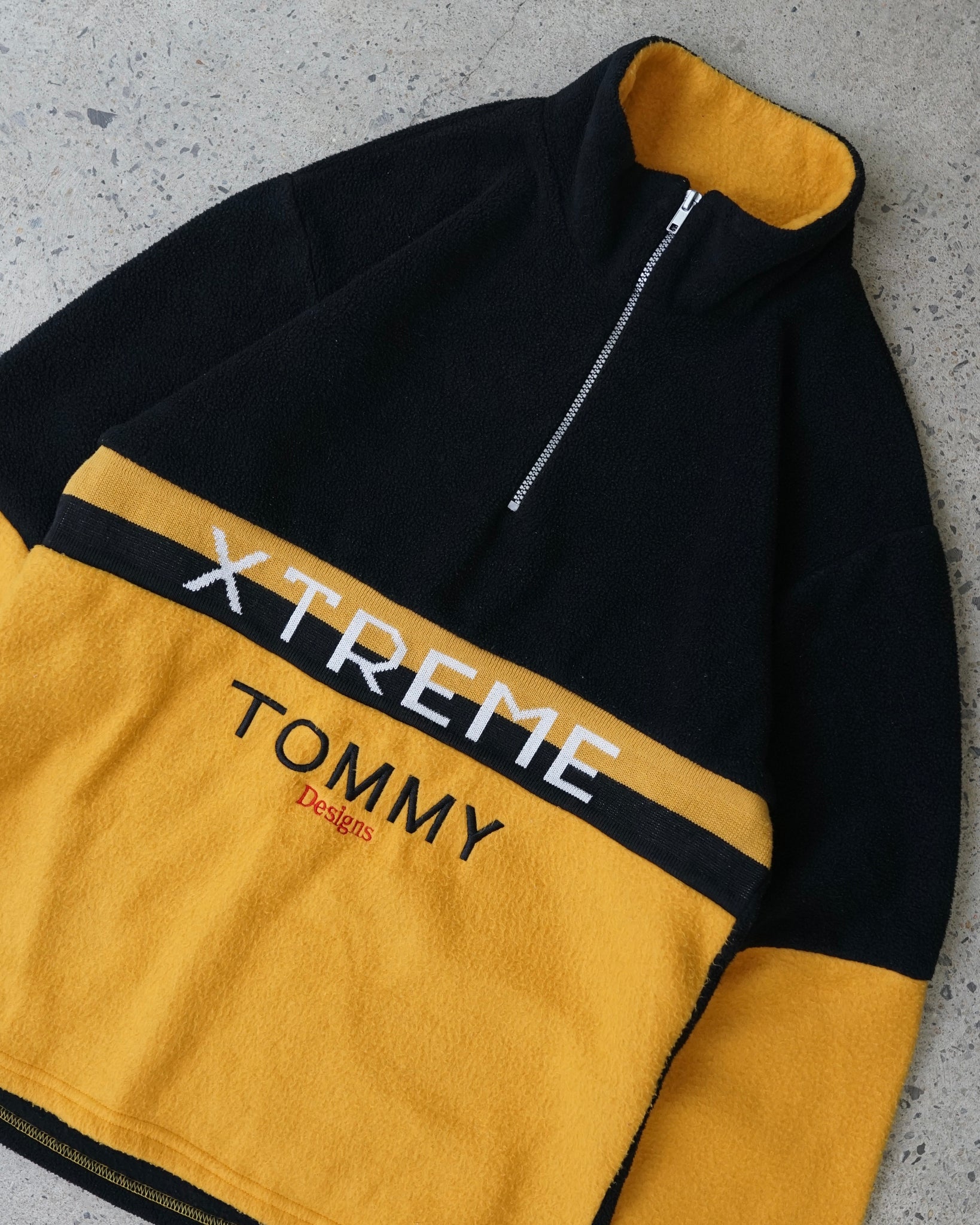 x-treme tommy designs 1/3 zip fleece